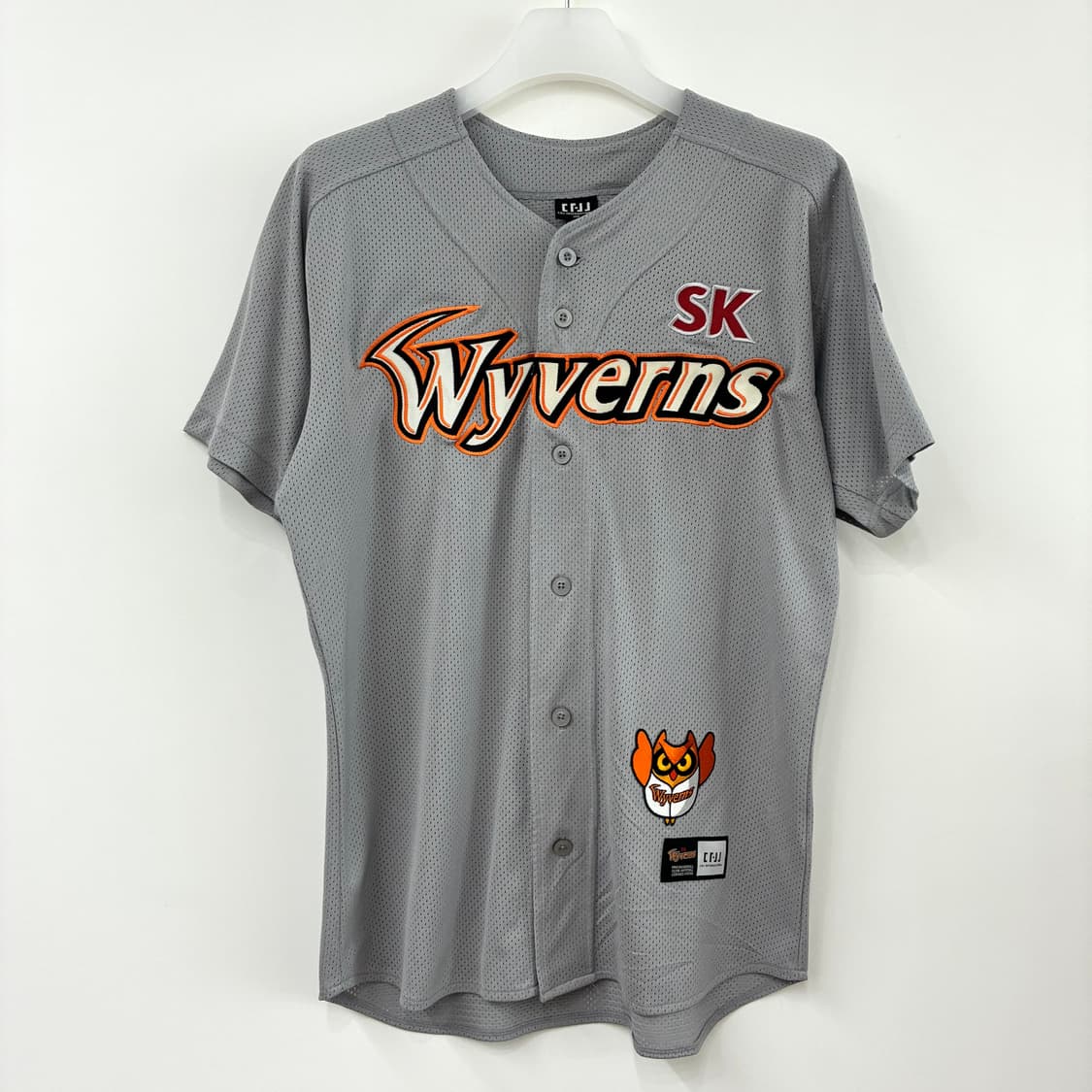 SK와이번스 정의윤 마킹 원정 반팔 유니폼 상품이미지2