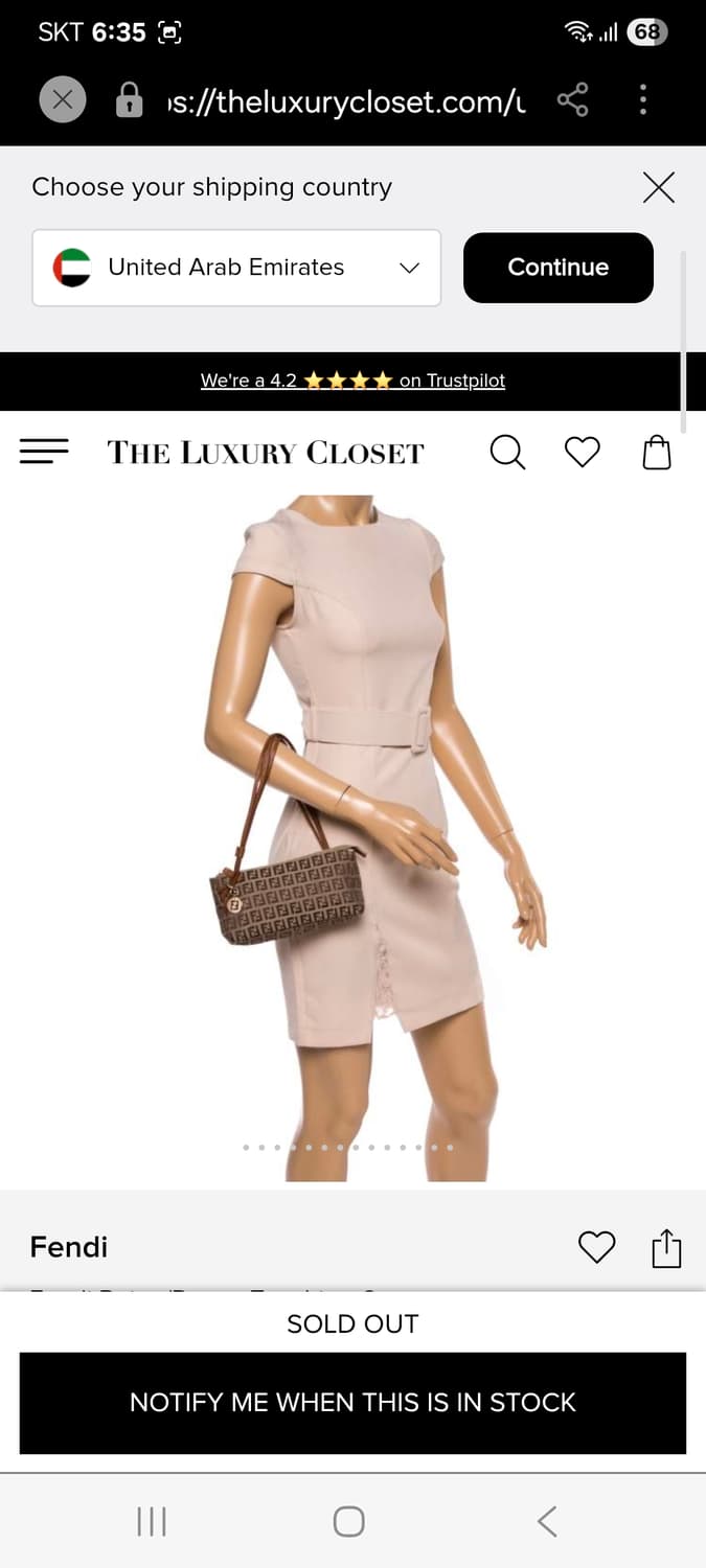 [정품] 펜디 주키노 금장 트리플스트랩 미니백 상품이미지10