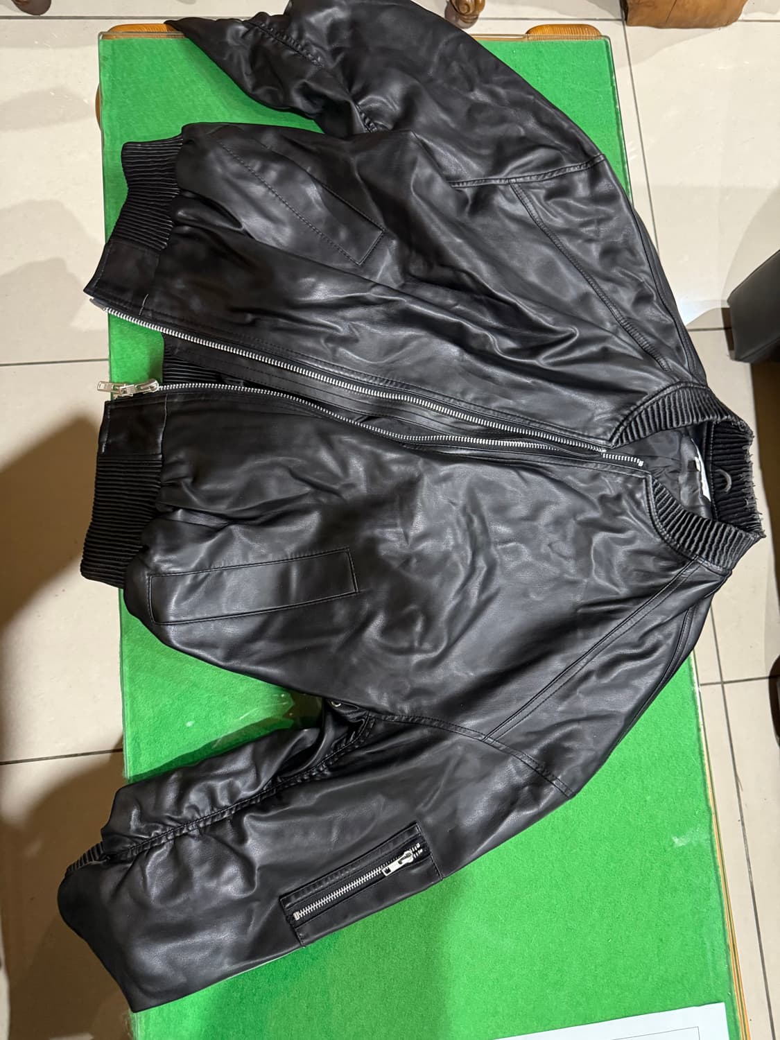 가죽 봄버 상품이미지2