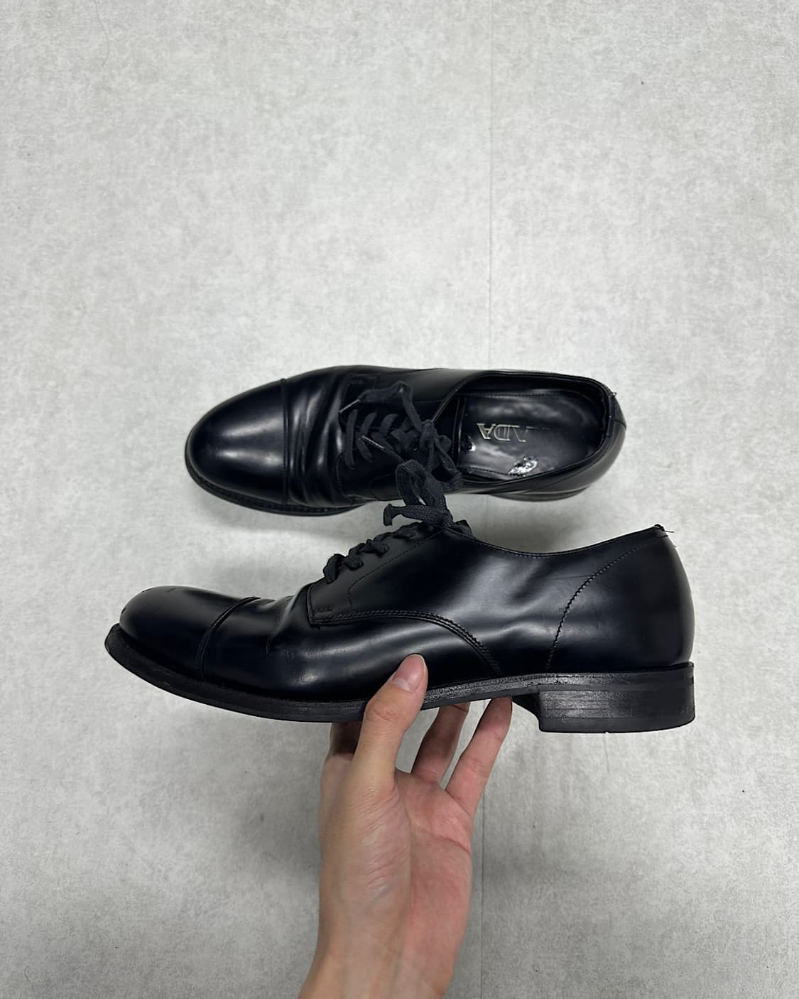 프라다 레더 더비 슈즈 상품이미지1
