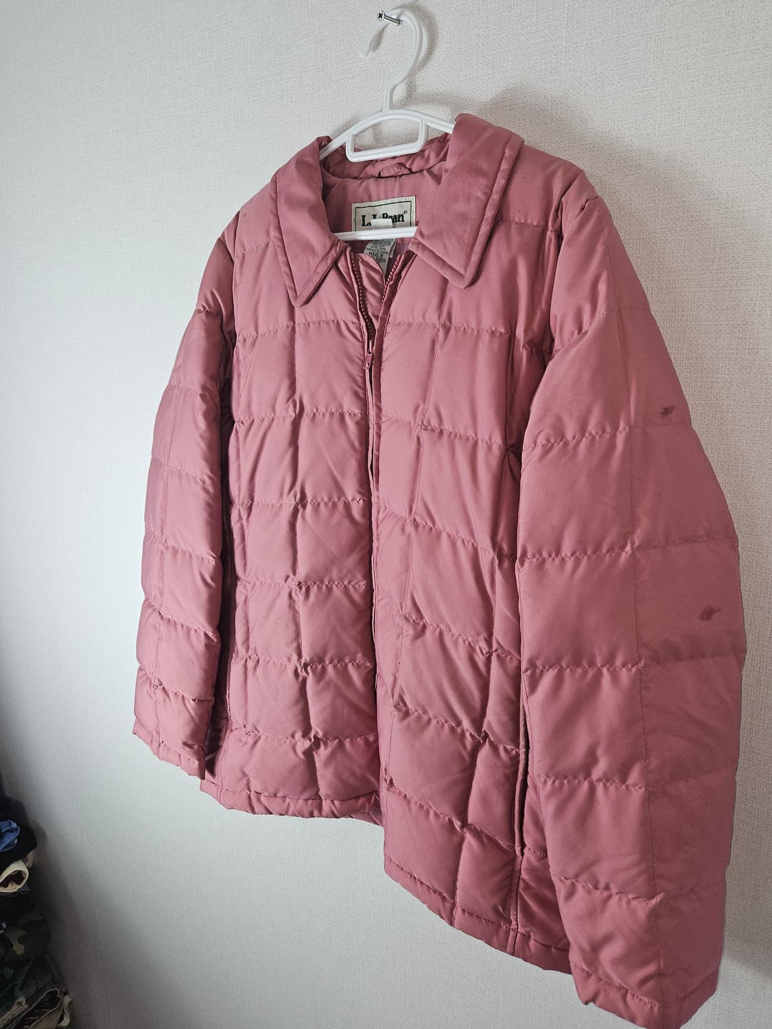 L.L.Bean 구스다운 퀄팅 패디드 자켓 블루종 우먼스 M 상품이미지2