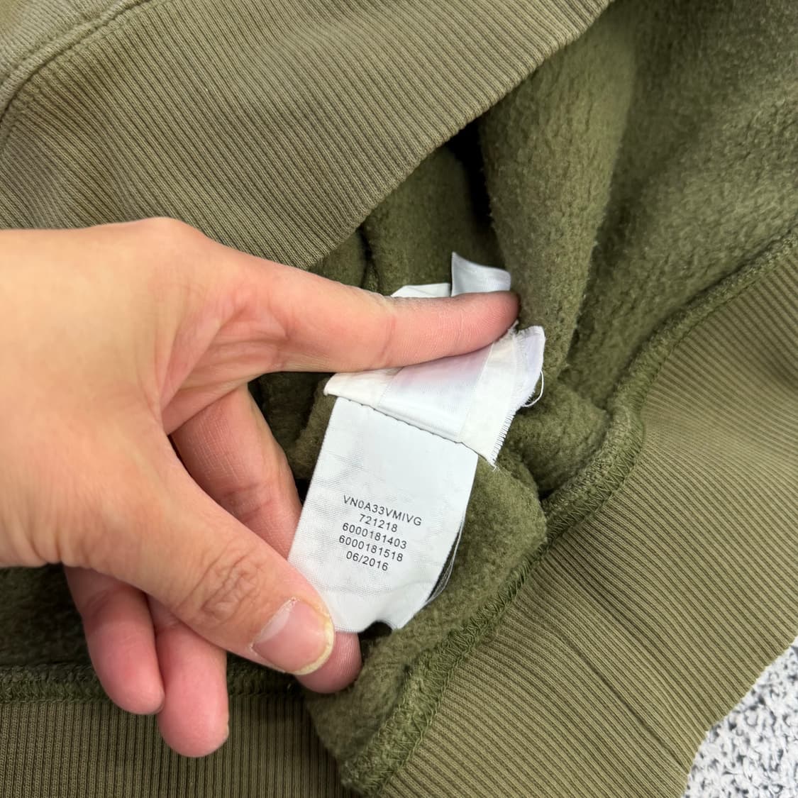 L 반스 기모 맨투맨 128H1 상품이미지5