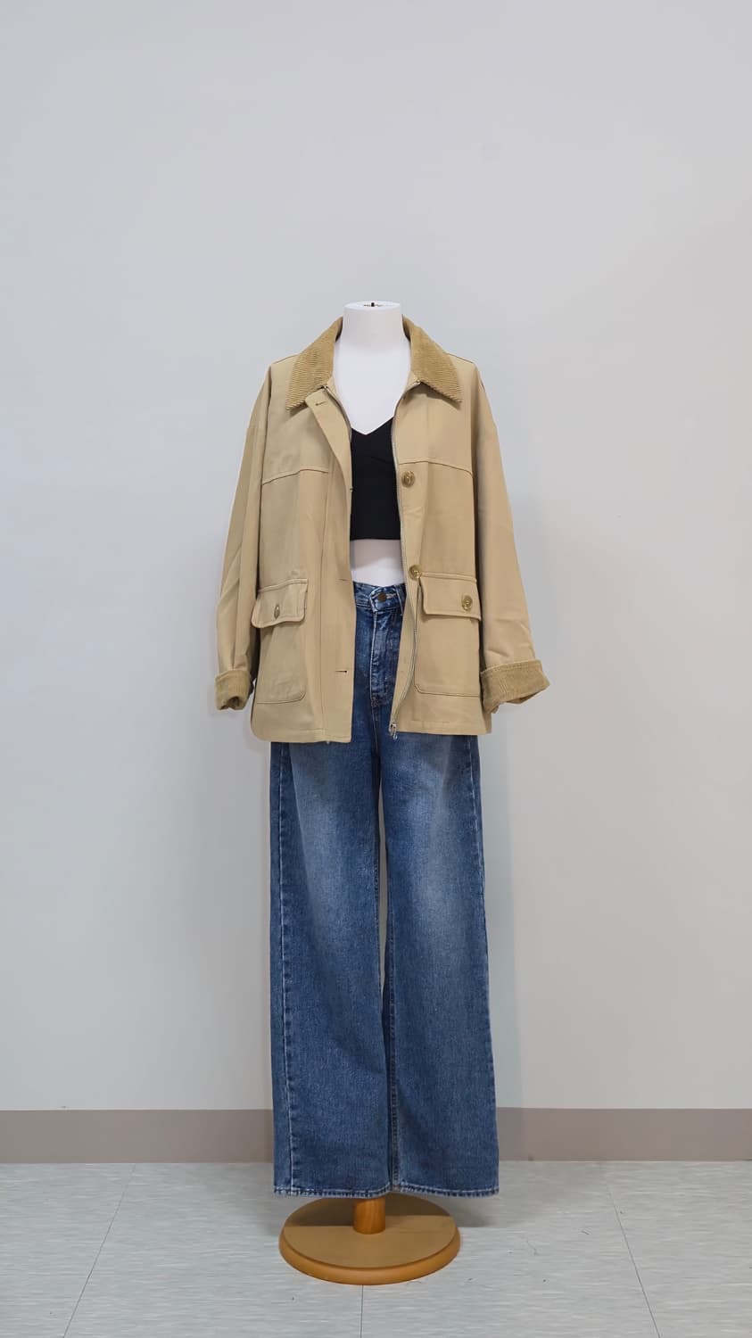 spao 베이지 자켓 M 상품이미지1
