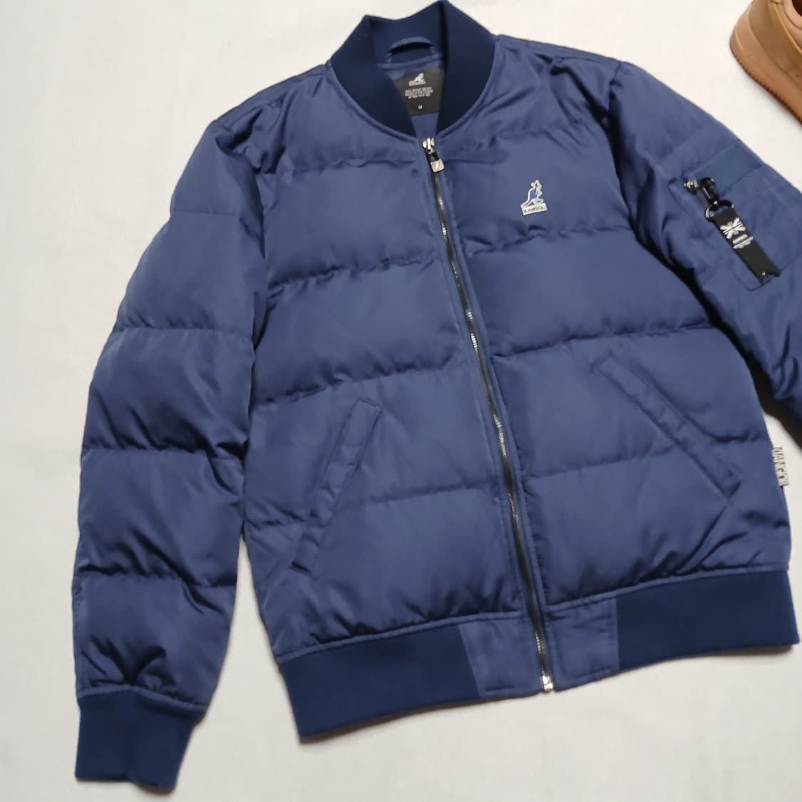 kangol 캉골 봄버 마원 패딩 오리털 덕다운 자켓 상품이미지4