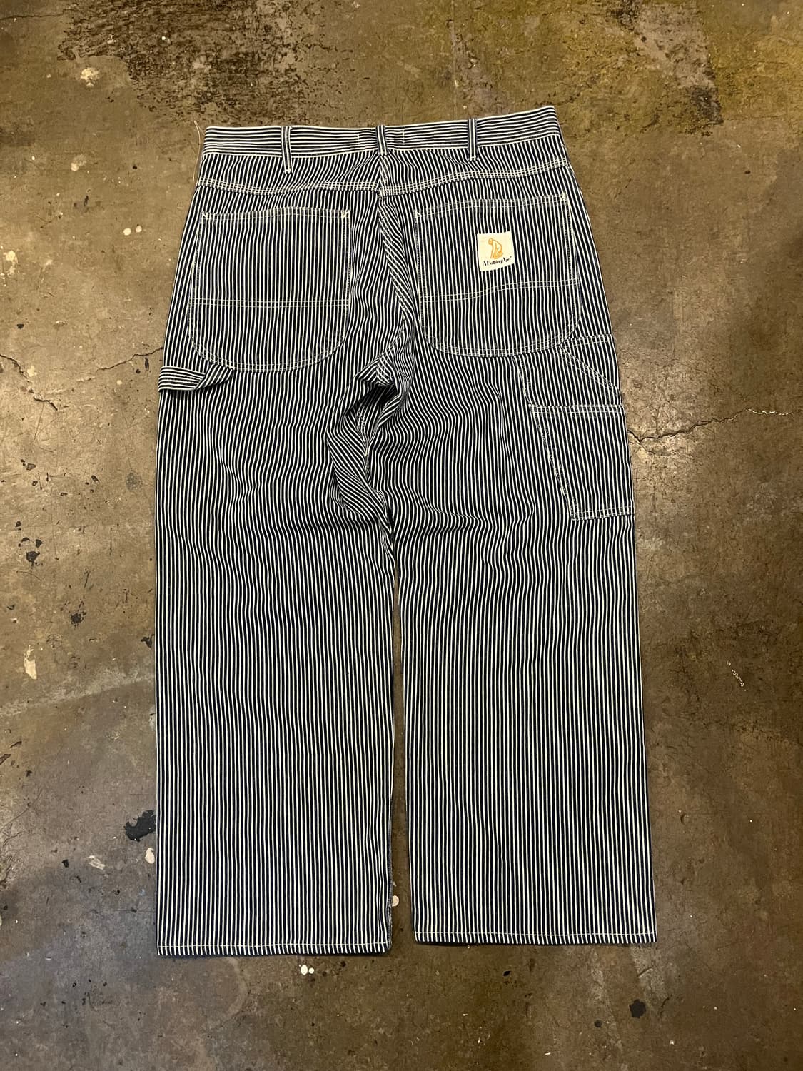 Bape Carpenter Stipe Denim Pants ⭐️Rare 상품이미지6