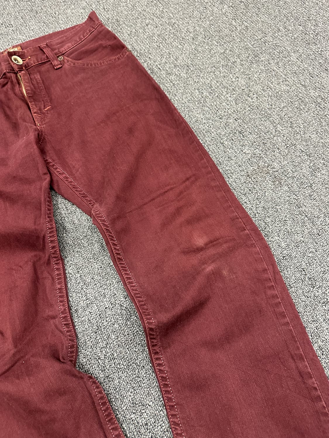 32) 에드윈 웨스턴 데님팬츠 버건디 상품이미지6