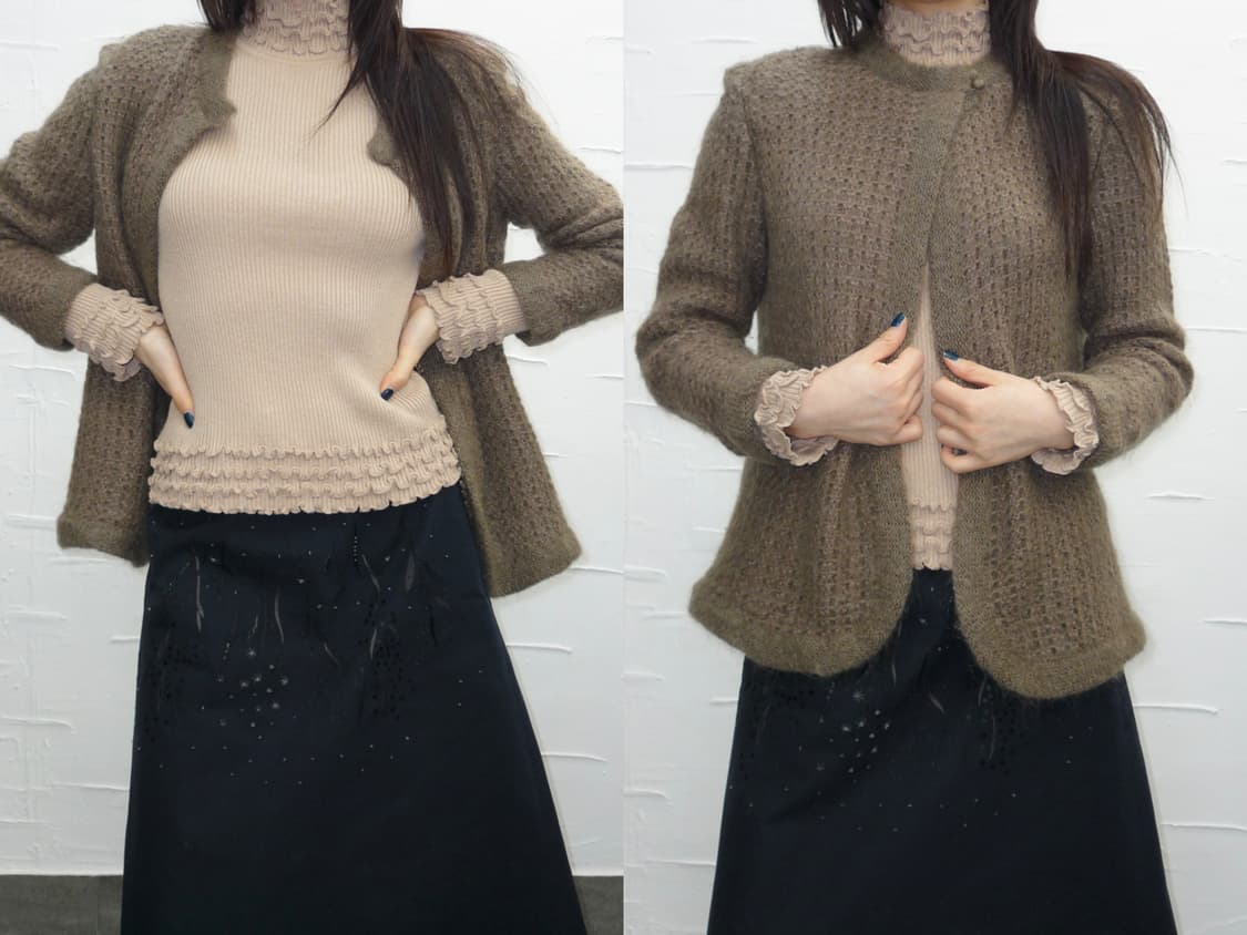 Two button mohair cardign 상품이미지2