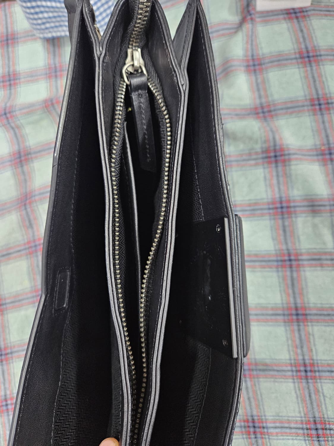 루즈앤라운지(rouge&lounge) 스퀘어 뱀피무늬 클러치겸 숄더백 상품이미지6