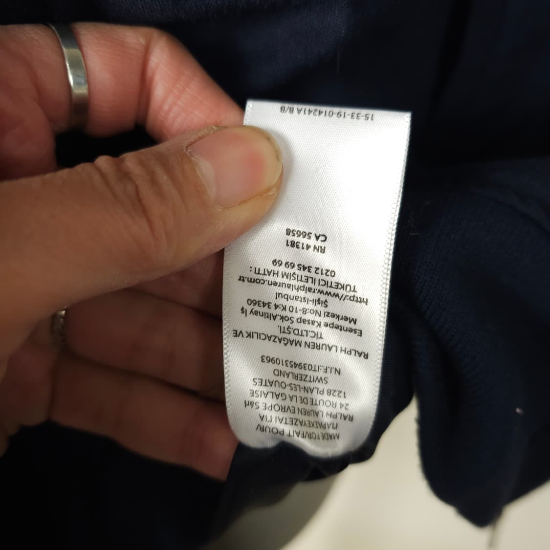 폴로 블르종 자켓 남자105사이즈  상품이미지6