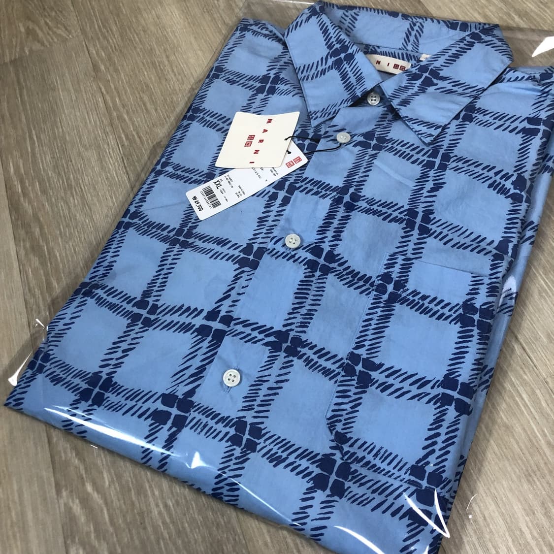 (XXL) 새상품 유니클로 X 마르니 MARNI 오버사이즈 프린트 셔츠 상품이미지10