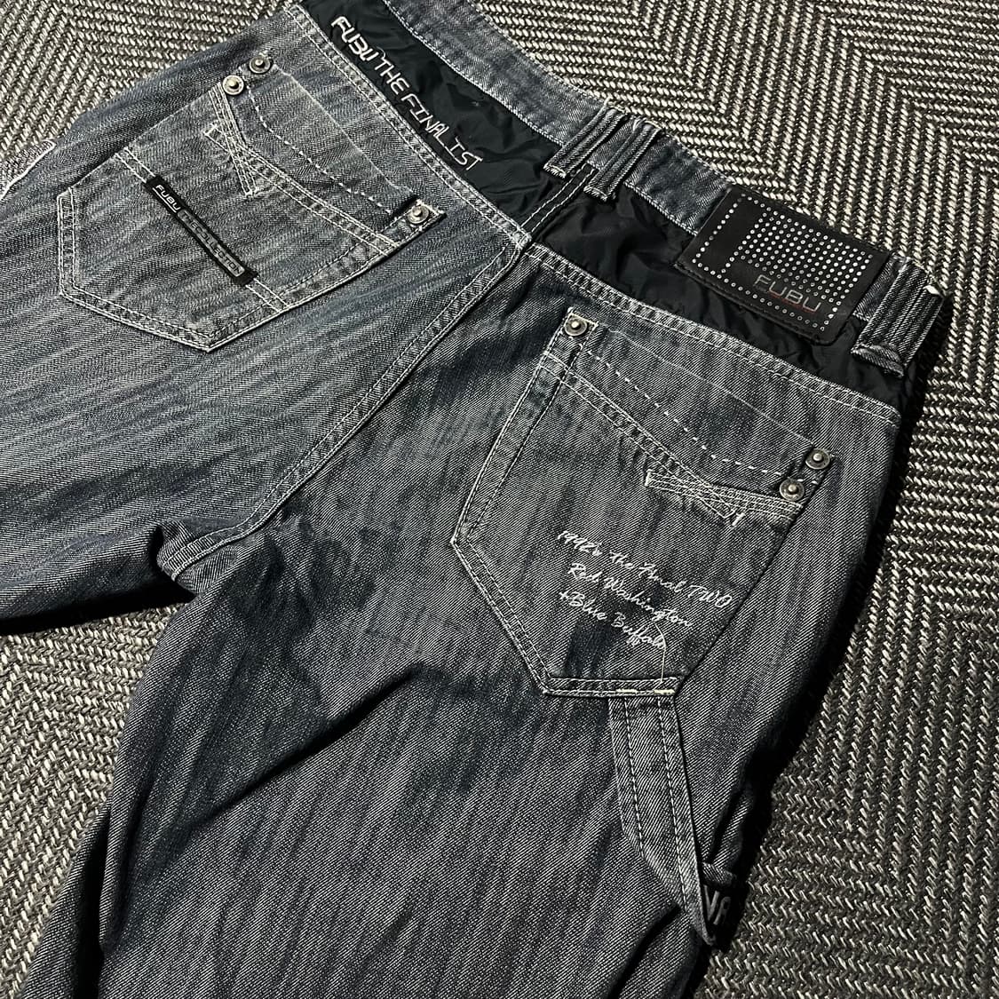 FUBU 후부 빈티지 데님 팬츠 상품이미지5