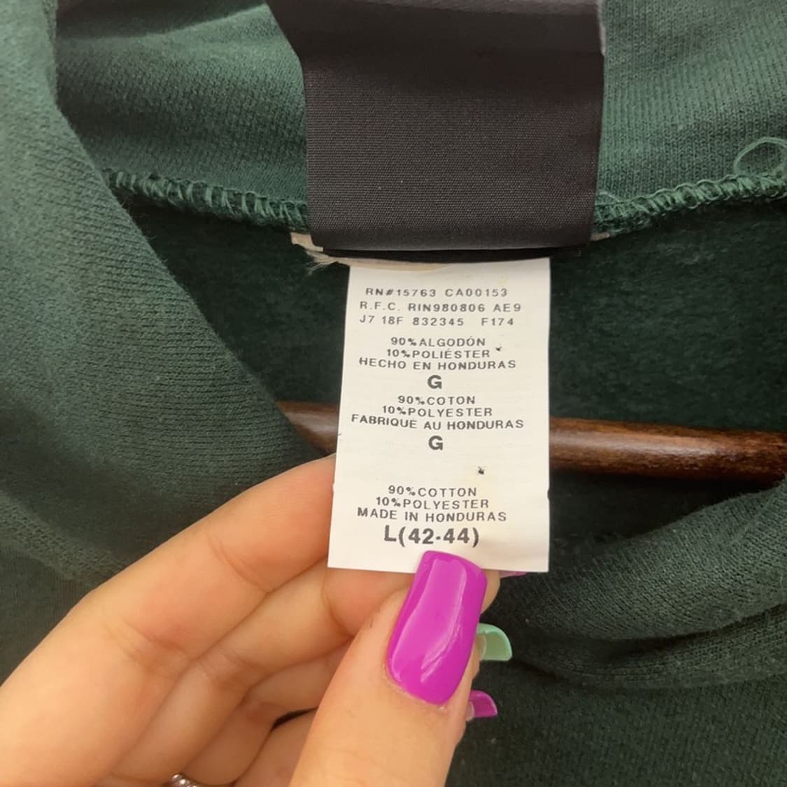 트레셔 키치 닌자거북이 더블즈 딥그린 후드티 L C07158 상품이미지6