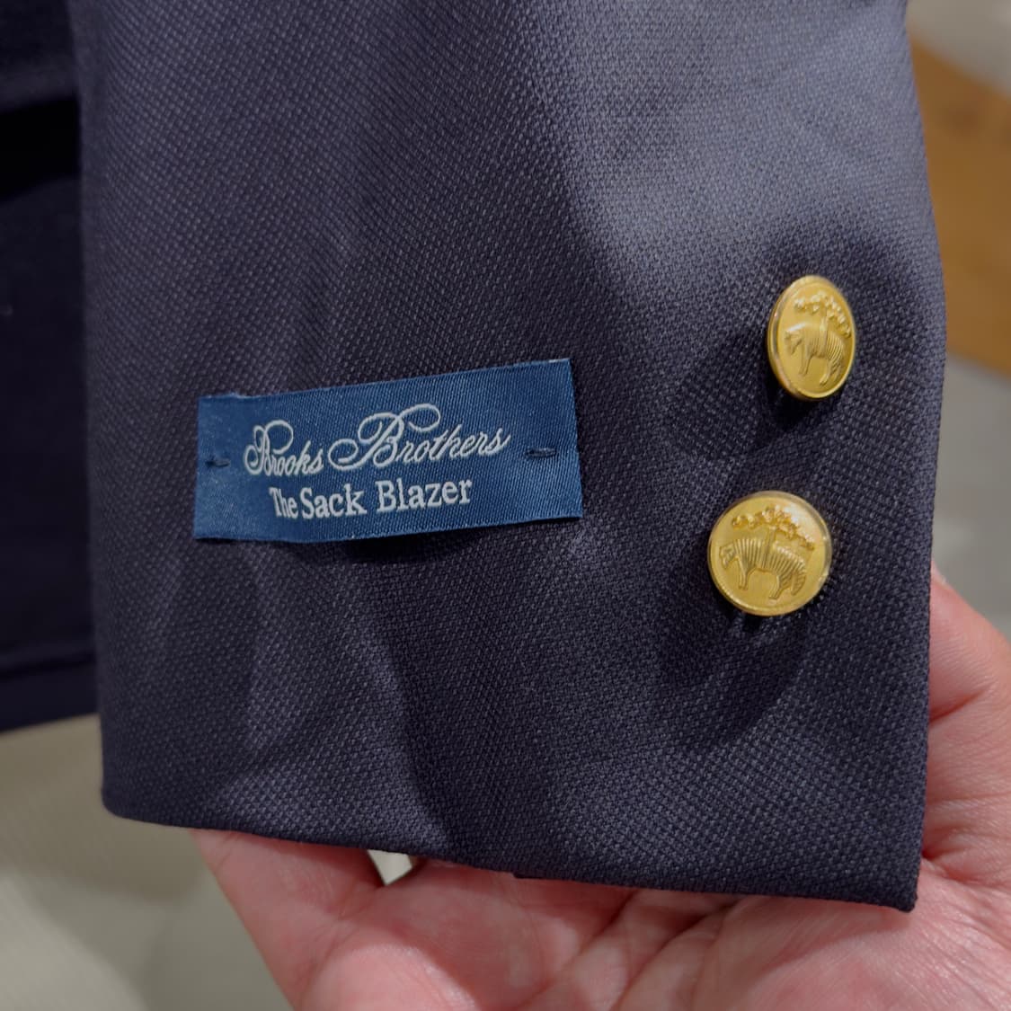 브룩스브라더스 USA 오리지날 금장 네이비 블레이저[BBJBMM0129] 상품이미지6