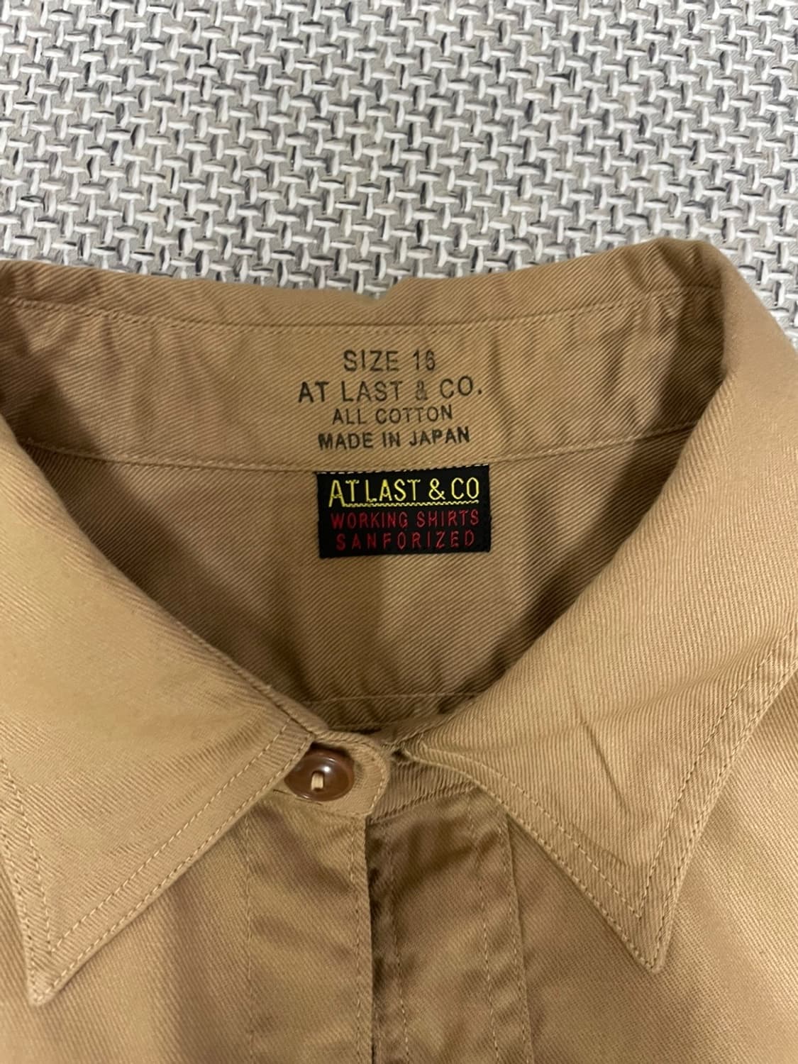 엣라코 브라운 코튼셔츠 16 상품이미지2