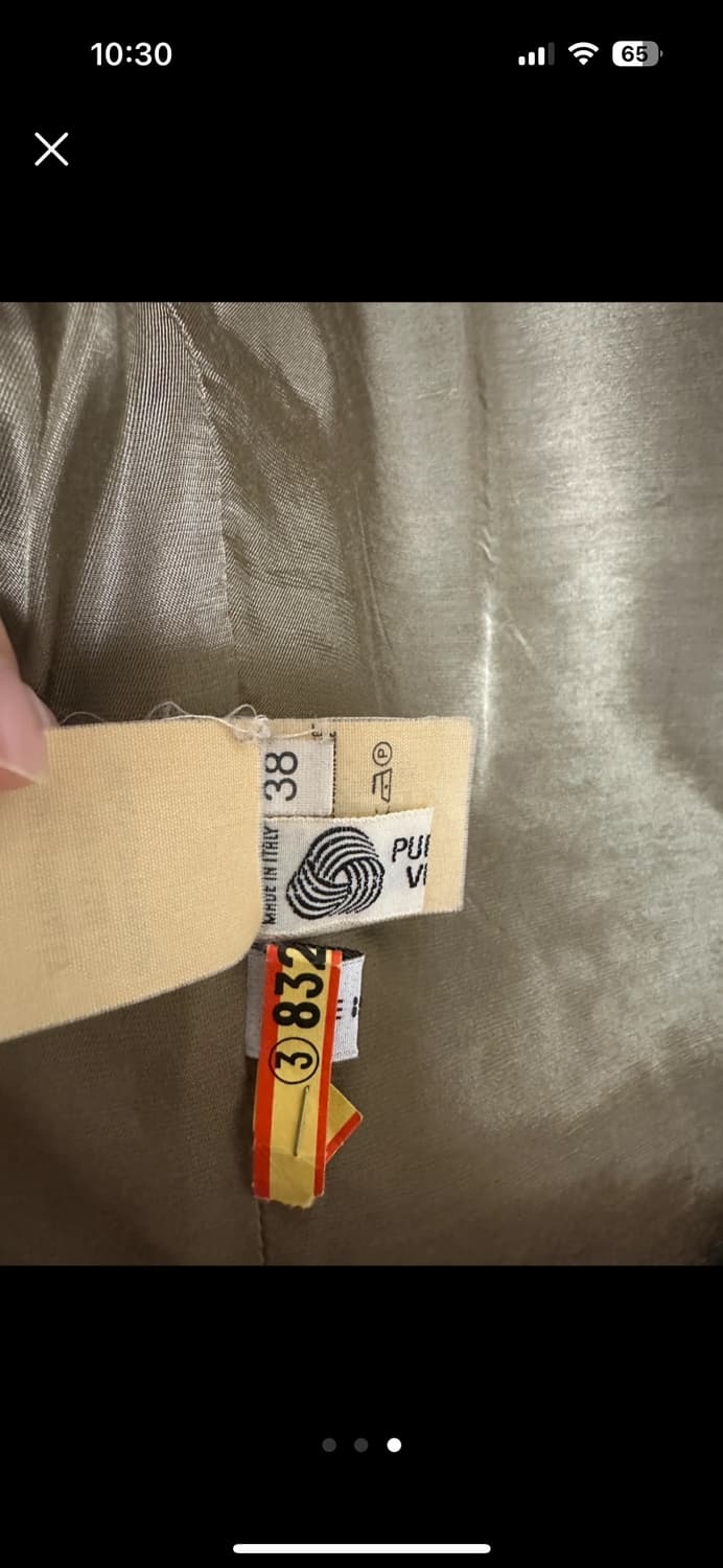 [38] 아르마니 체크자켓 빈티지 상품이미지3