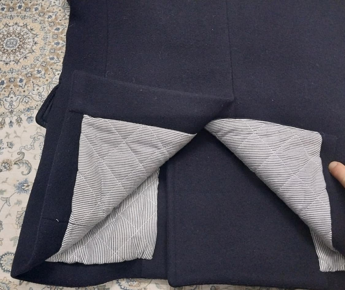 헤지스 네이비 더블 피코트 95 상품이미지4