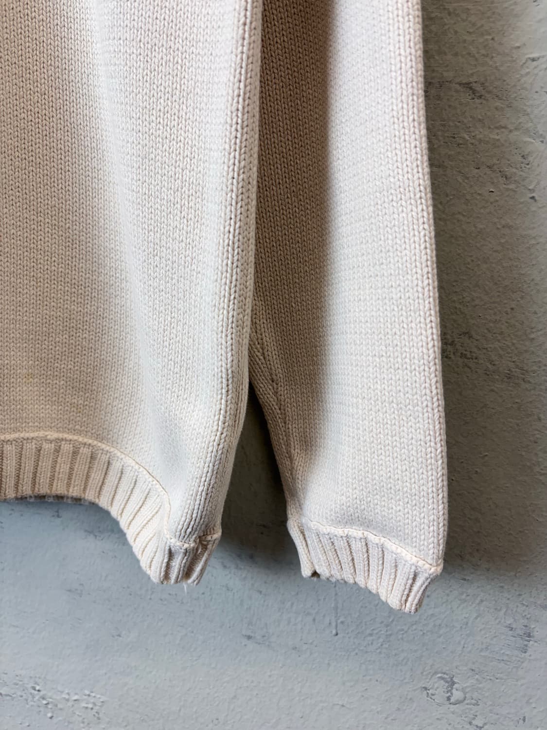 폴로랄프로렌 폴로진스 빈티지 성조기 코튼 니트 아이보리 상품이미지3