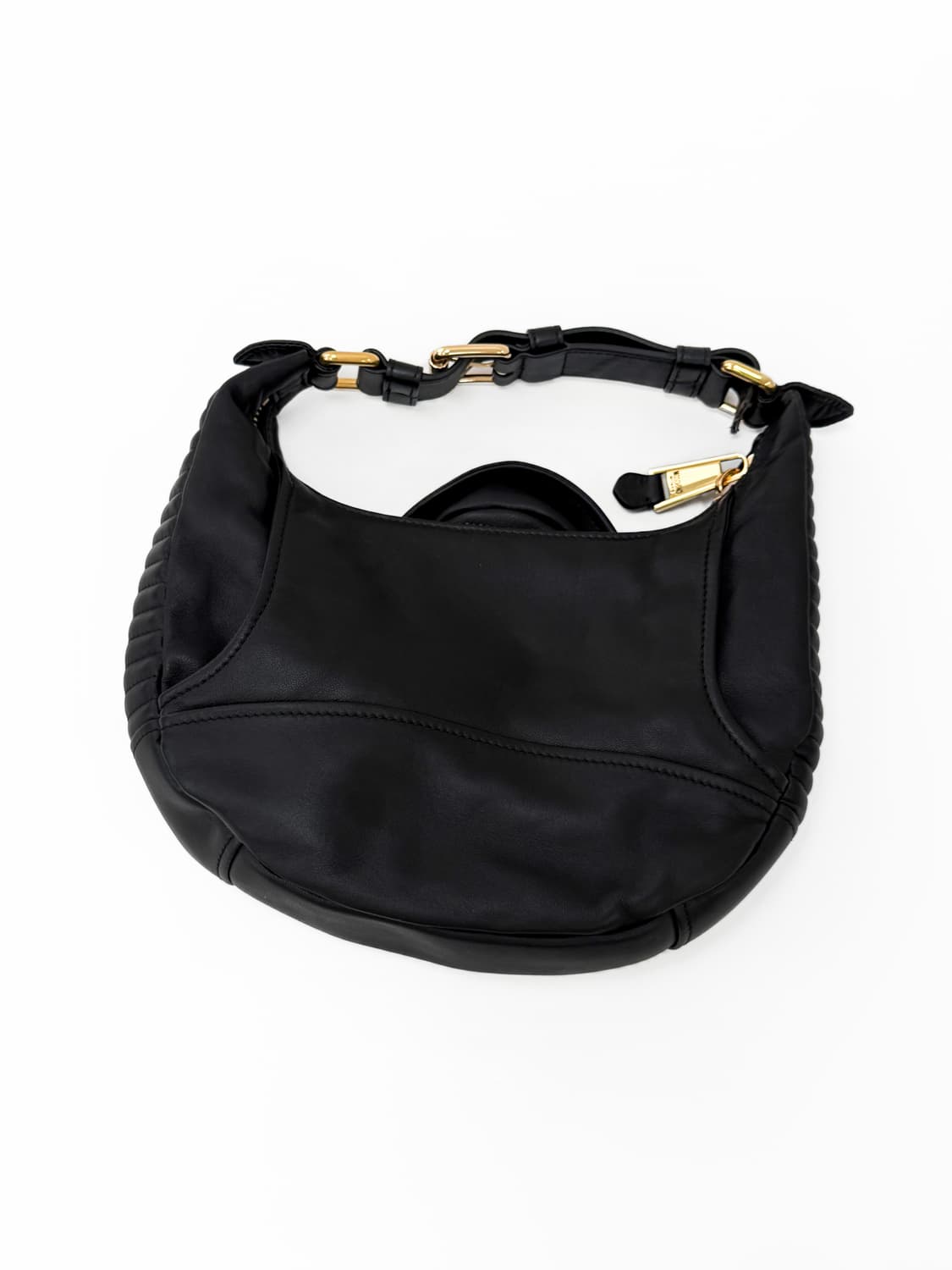 모스키노 바이커 레더 호보백 상품이미지2