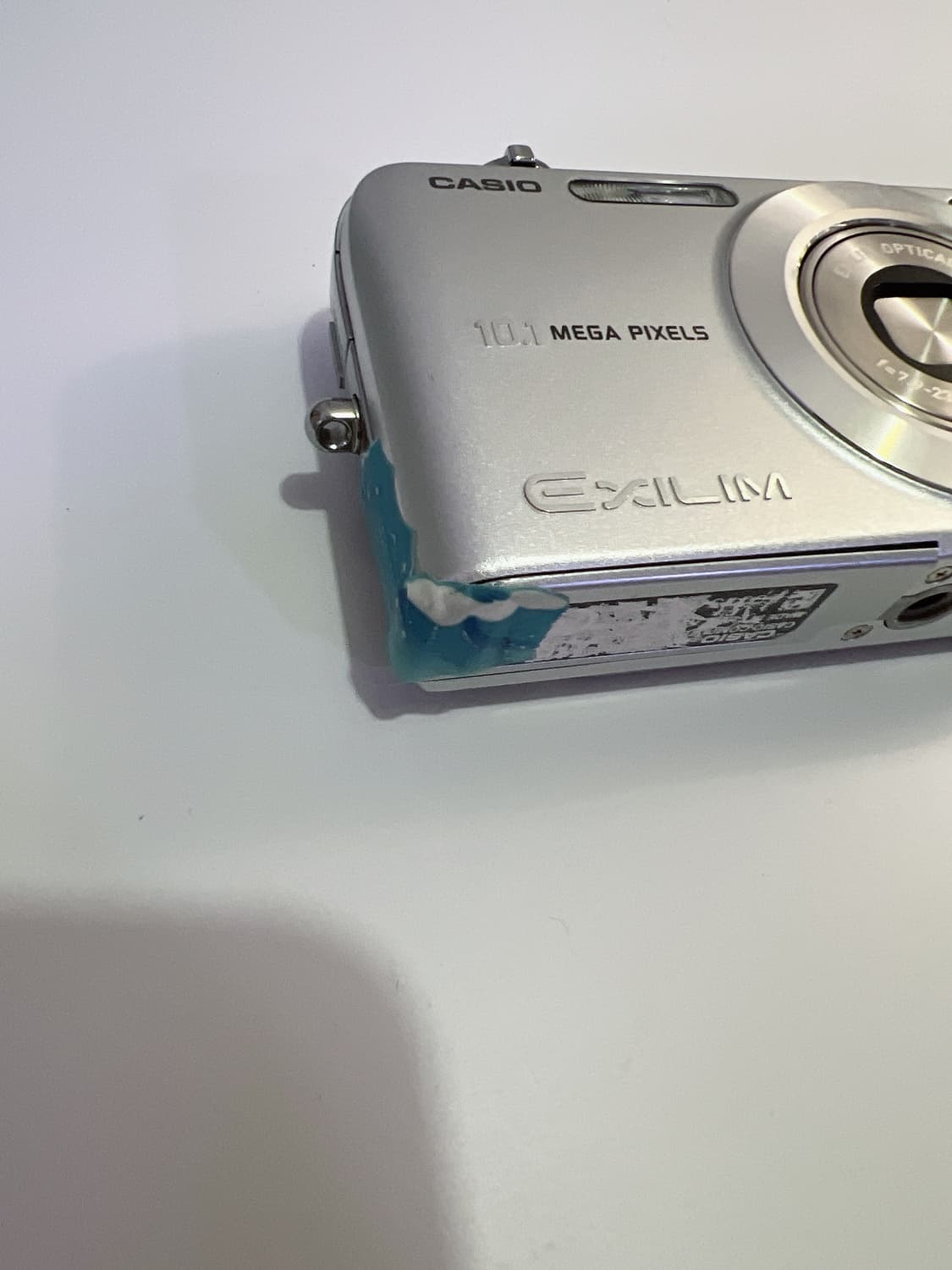 (풀박스) 카시오 엑슬림 z1050 실버 빈티지 디카 상품이미지10
