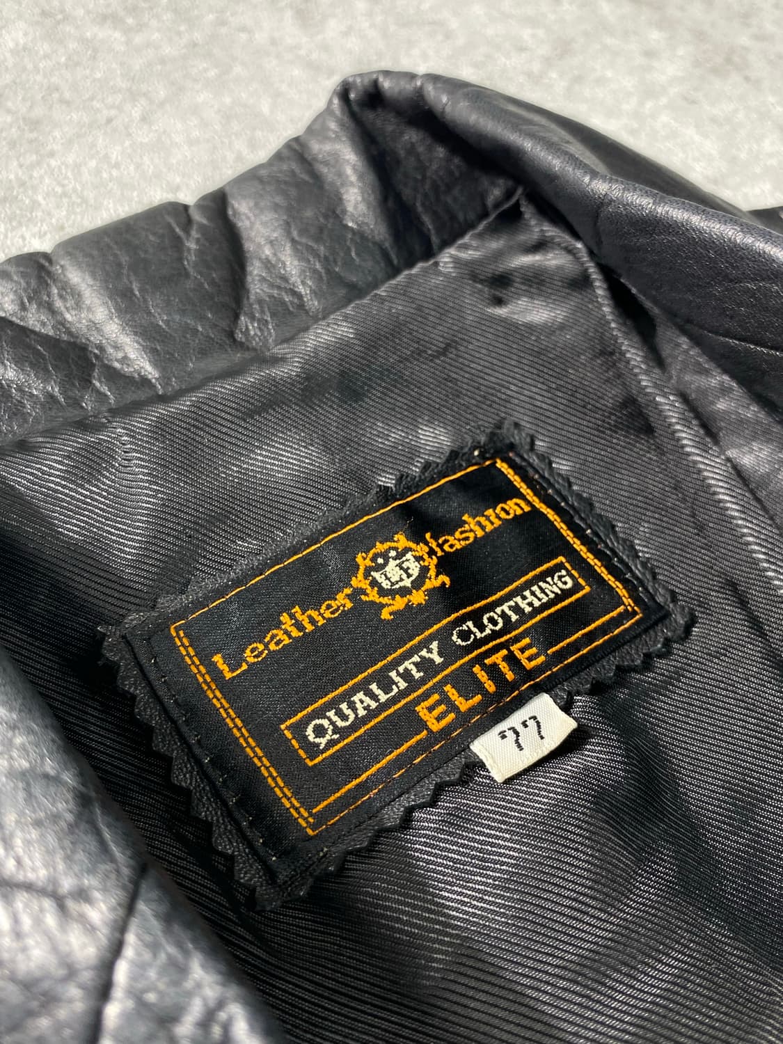 [77] 90s Vintage 빈티지 양가죽 벨티드 더블 레더 자켓 상품이미지6