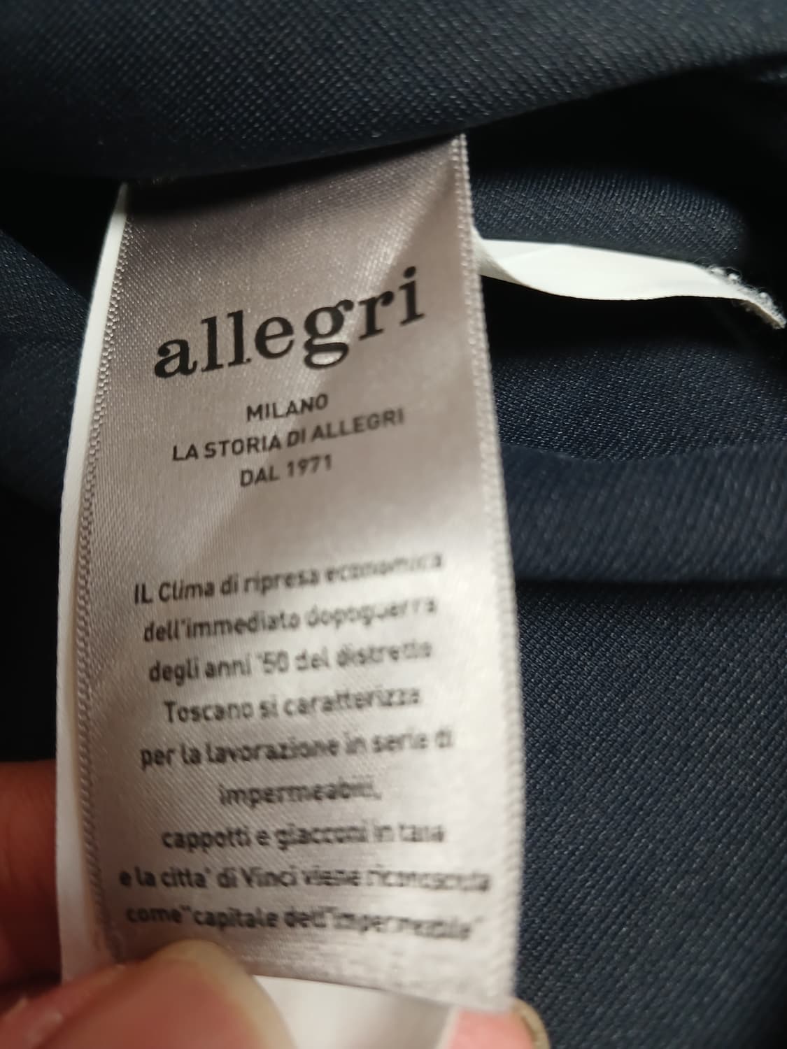 알레그리 luxcoolphase 다크네이비 반팔 티셔츠 XL 상품이미지3