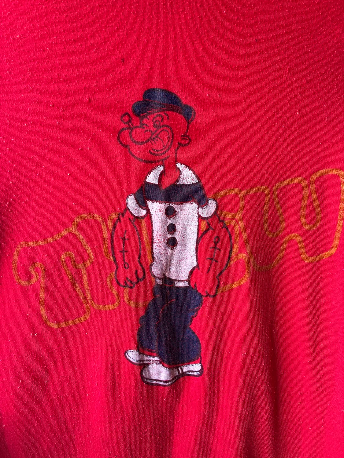 70~80‘s Vintage Popeye Print Tee 상품이미지5