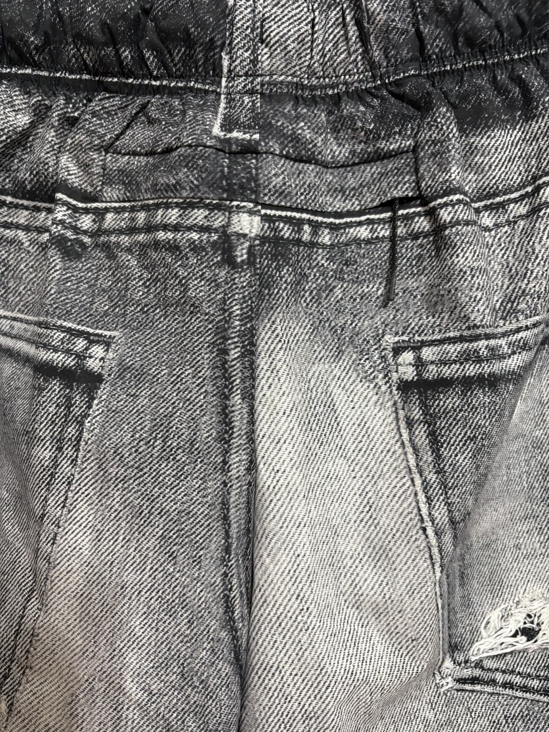 세티스파이 / 피스쉘 5인치 언라인드 쇼츠 디지털 데님 블랙 / S 상품이미지4