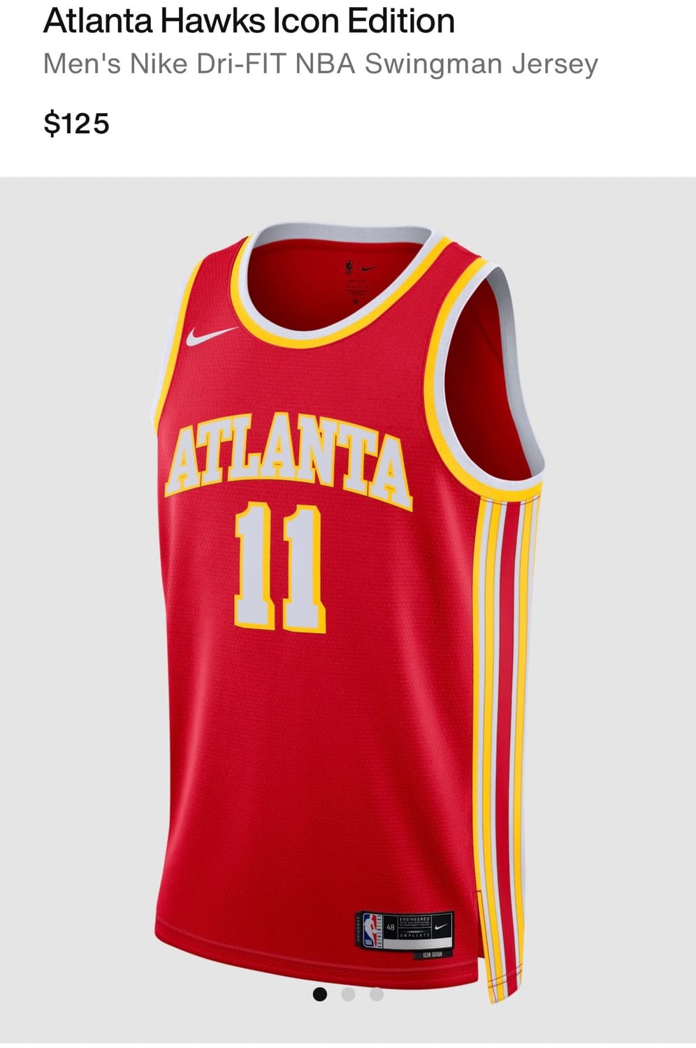 22-23 애틀란타 호크스 트레이 영 아이콘 에디션 스윙맨 상품이미지6
