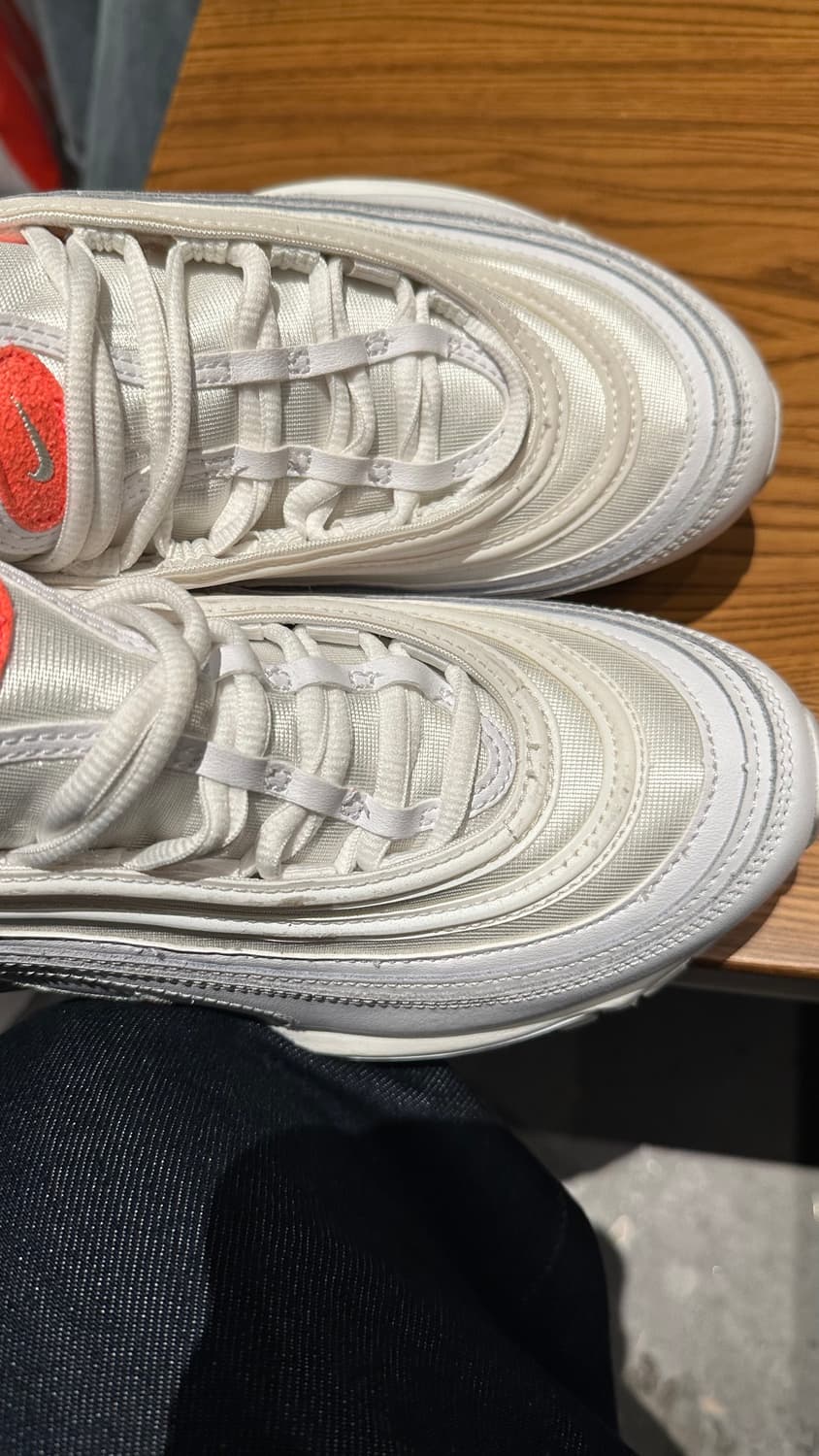 260 US9 나이키 에어 맥스 97 화이트 새제품 상품이미지3