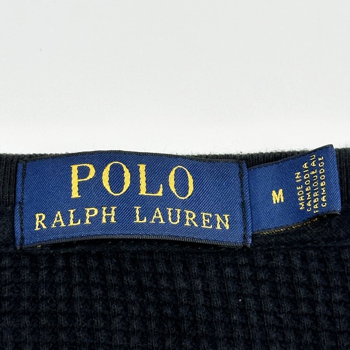 폴로 랄프로렌 포니 블랙 와플 긴팔티셔츠 (M 여성추천) 상품이미지5