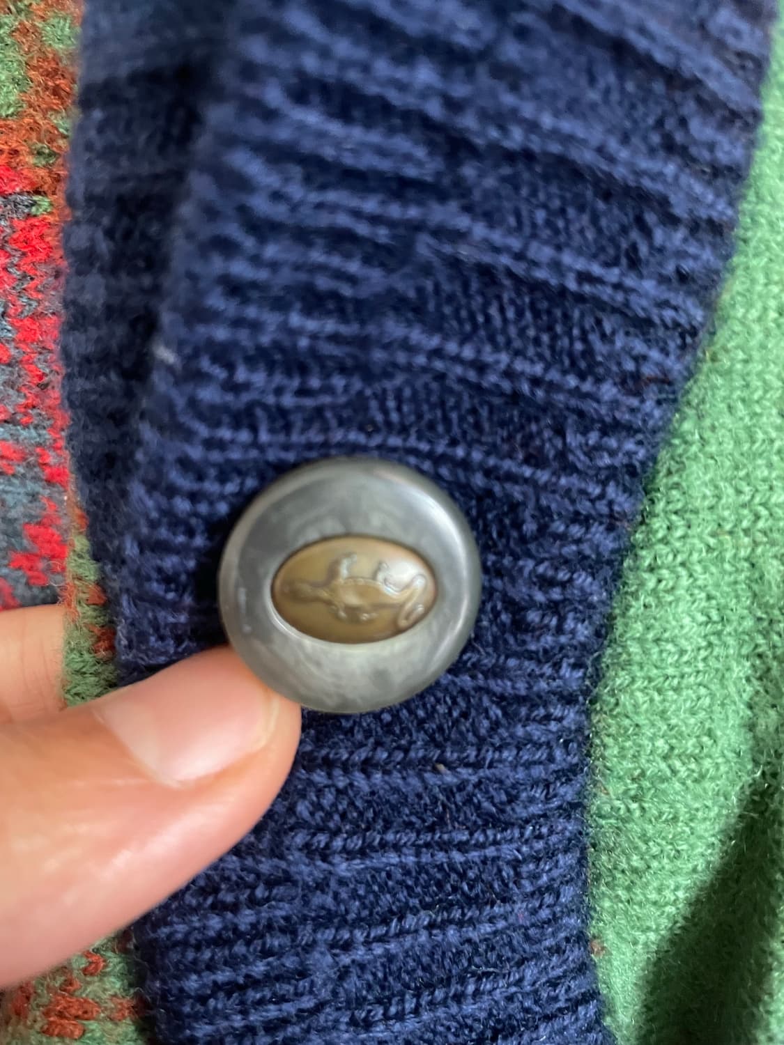 게쿠 아메카지 Australia 양털100 케이블 가디건 상품이미지3