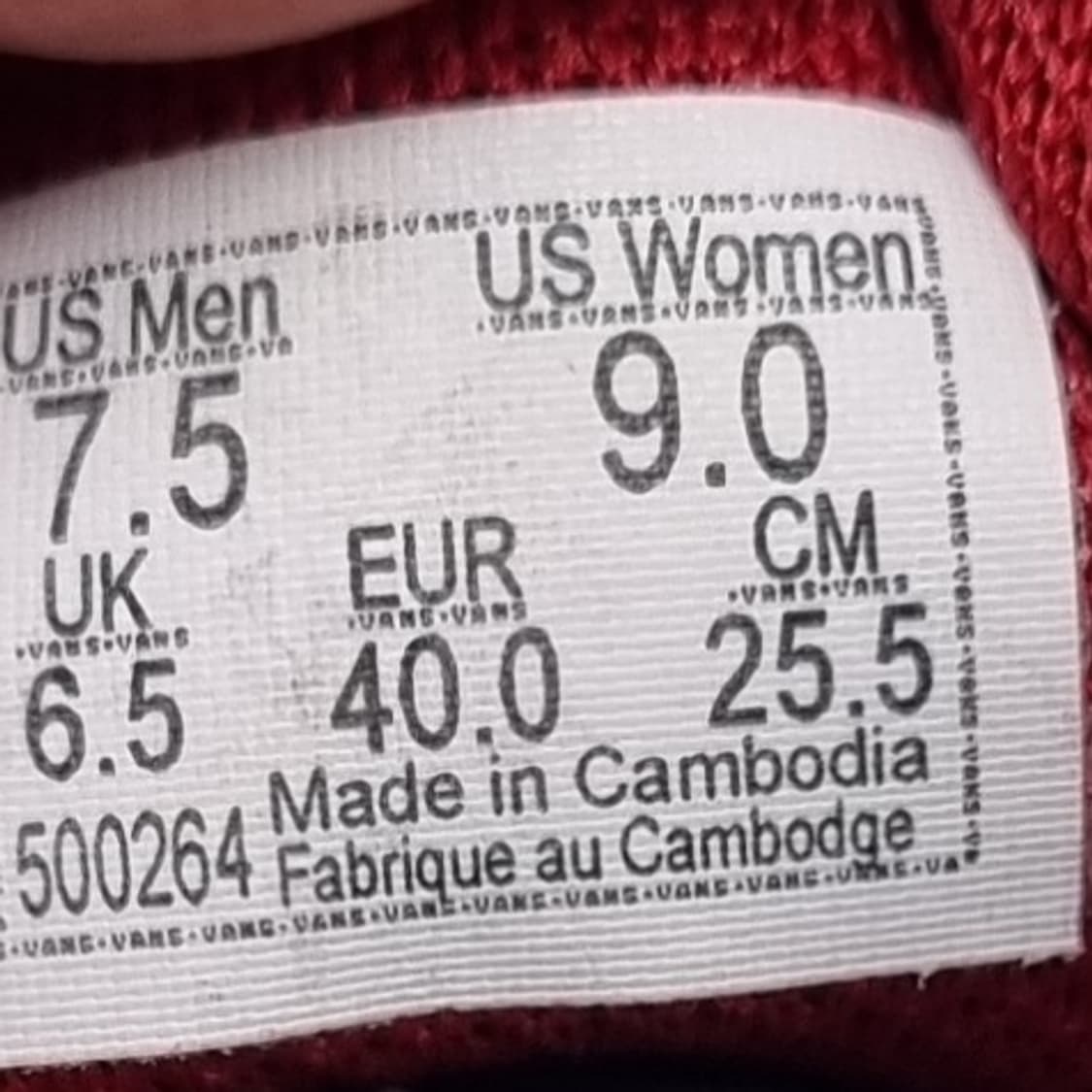 반스 컴피쿠시 에라 스니커즈255 상품이미지6