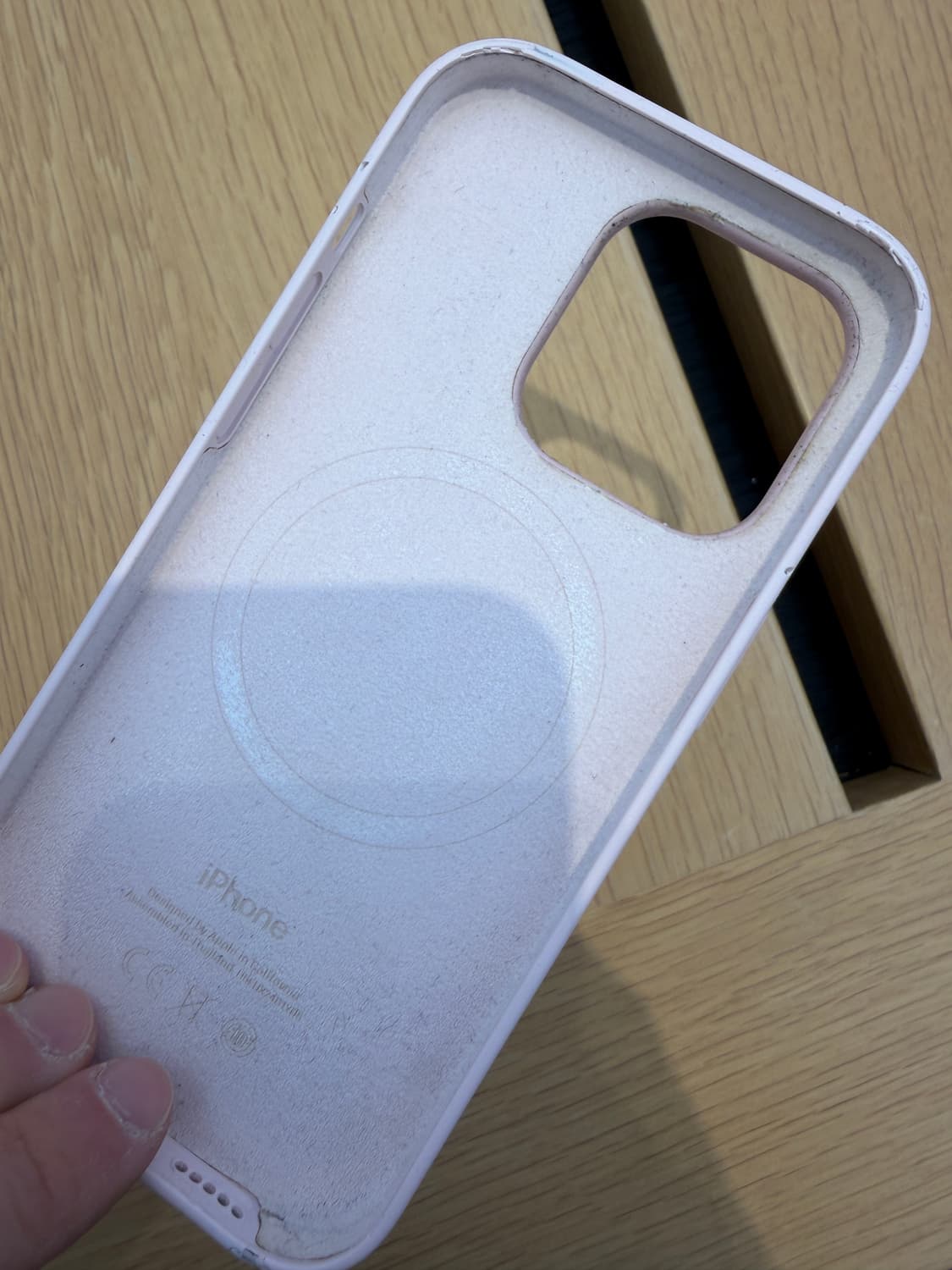 아이폰14프로 정품 케이스 핑크 상품이미지2