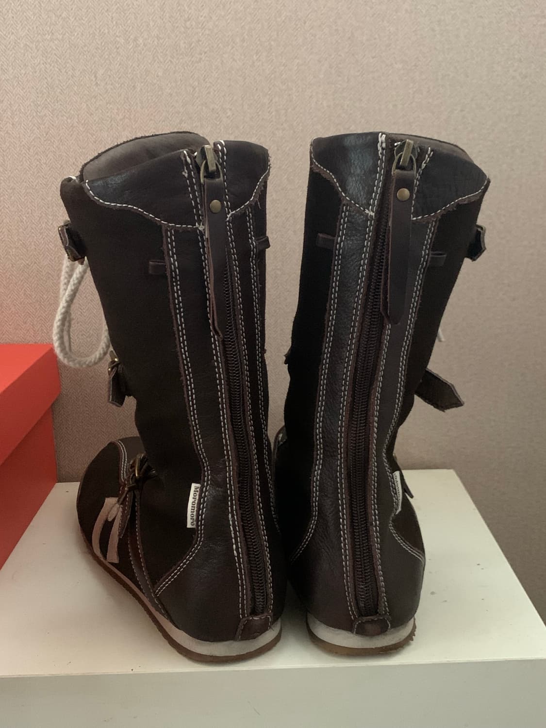 moromoro 스니커부츠 브라운 상품이미지3