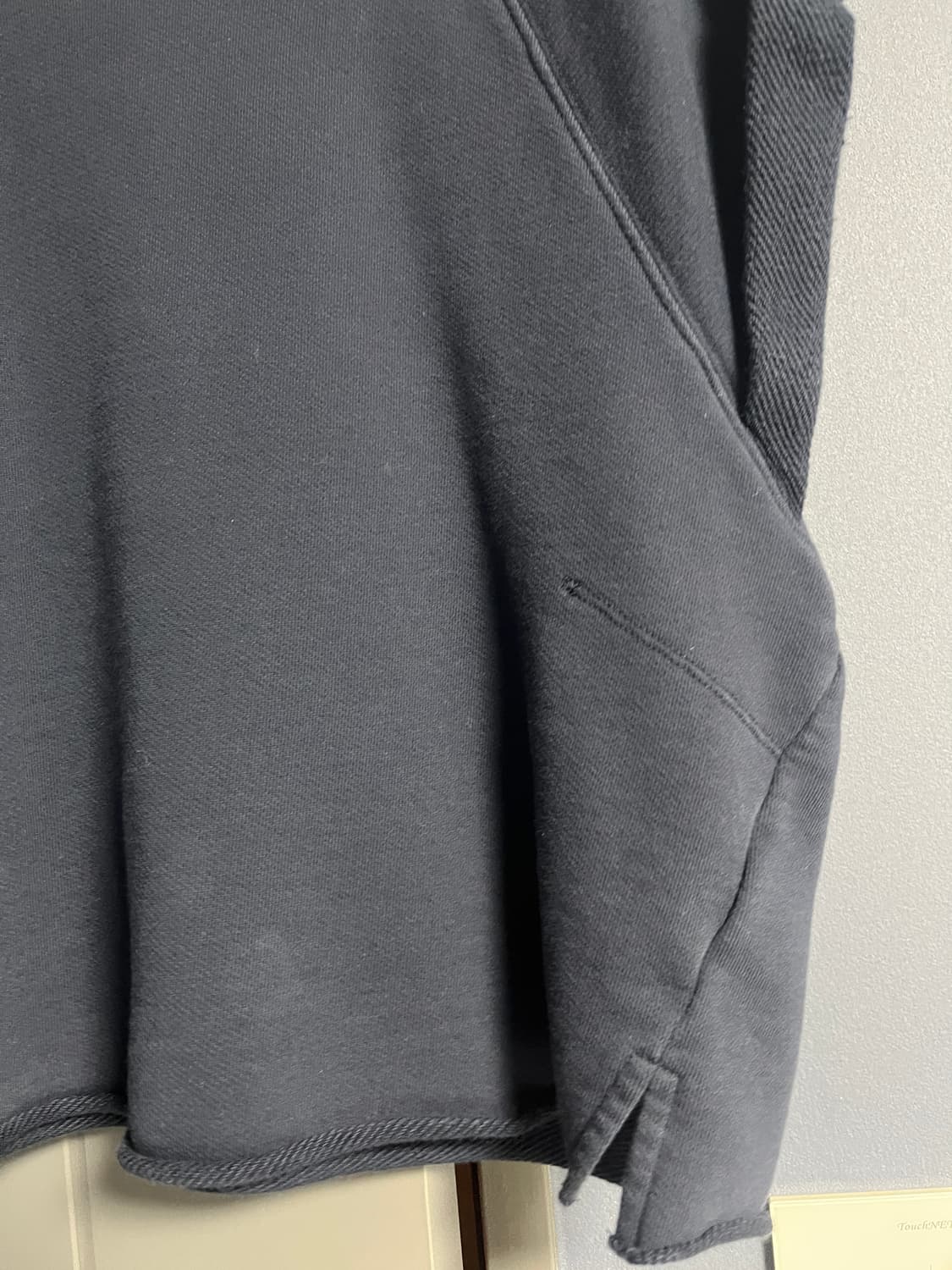 frame 네이비 반팔 맨투맨 상품이미지2