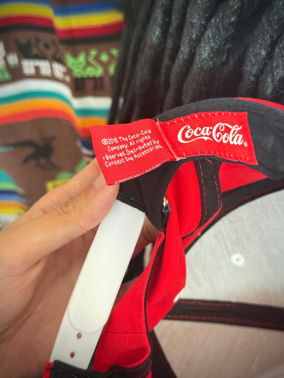 Red Coca Cola Embroidered Snapback 상품이미지7