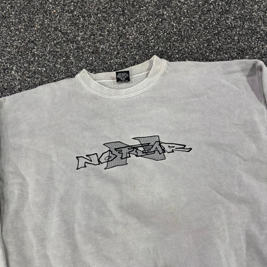No fear 빅로고 그레이 맨투맨 상품이미지2