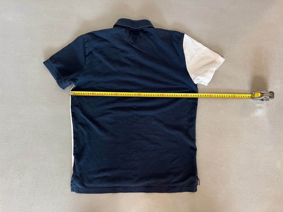 무료배송 - 타미 힐피거 PK 카라 반팔티셔츠(화이트/네이비/레드) L 상품이미지7
