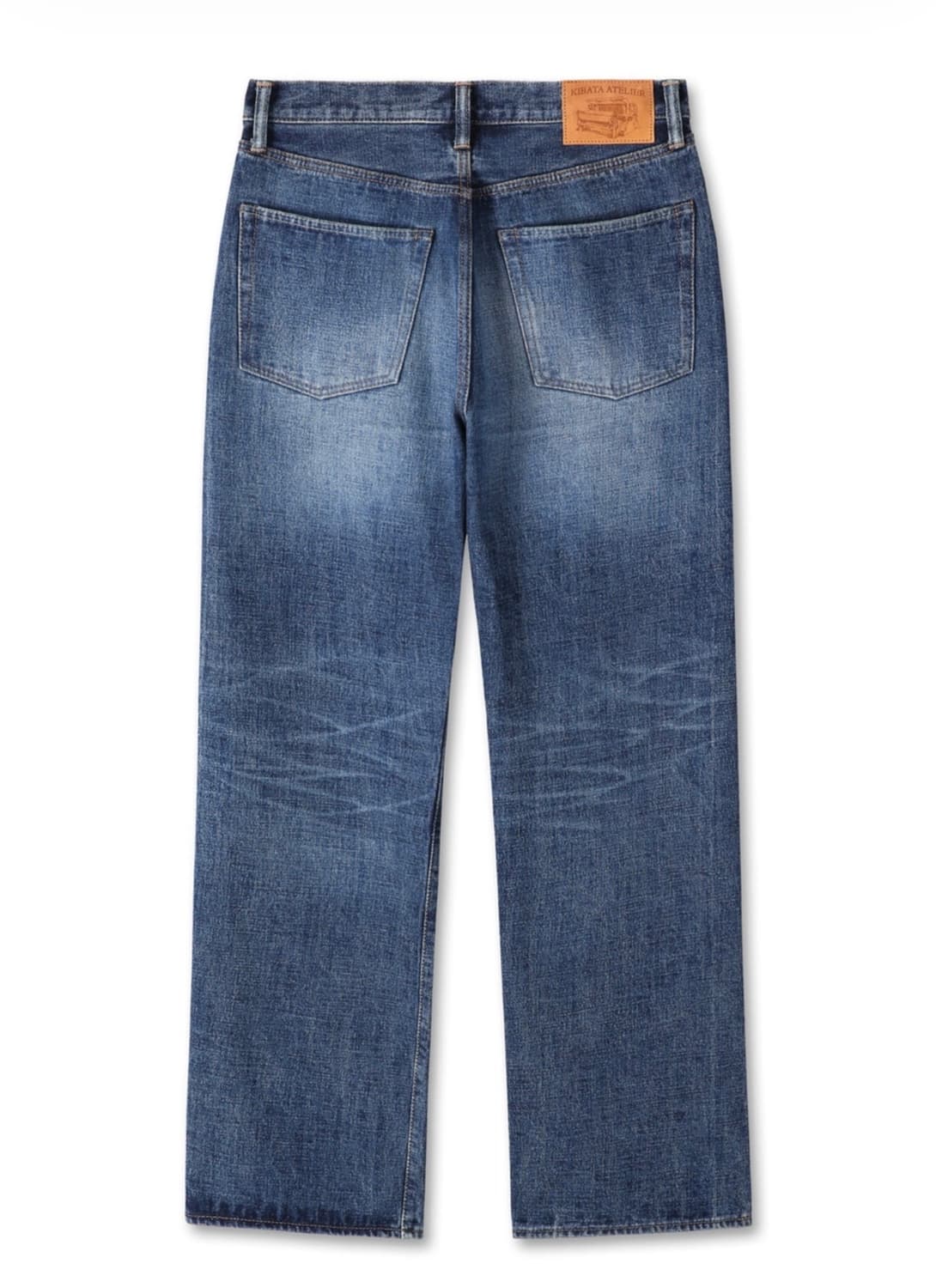 B&W Kasuri Nep Selvedge Denim Pants - Ol 상품이미지3