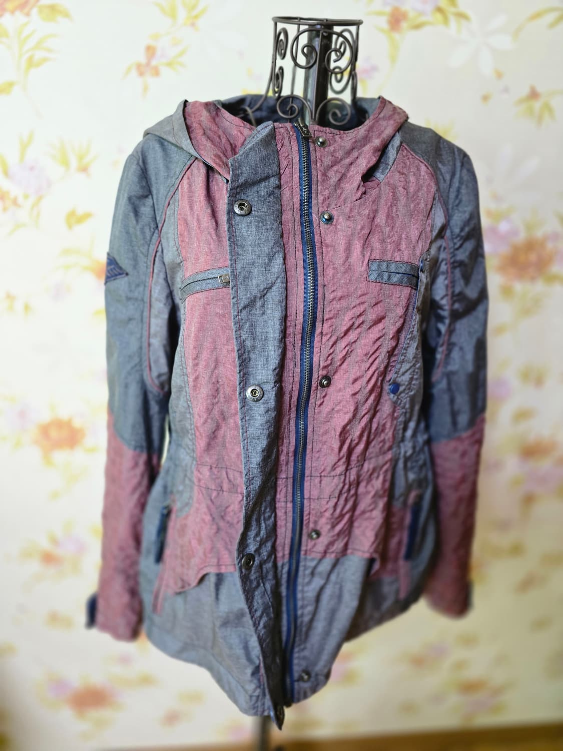 TANKUS배색 후드 자켓 S (55) 상품이미지2