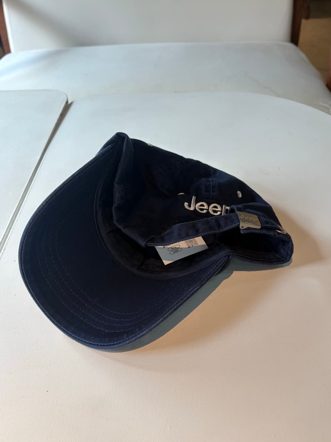 지프 채인스티치 레터링 빈티지캡 상품이미지3