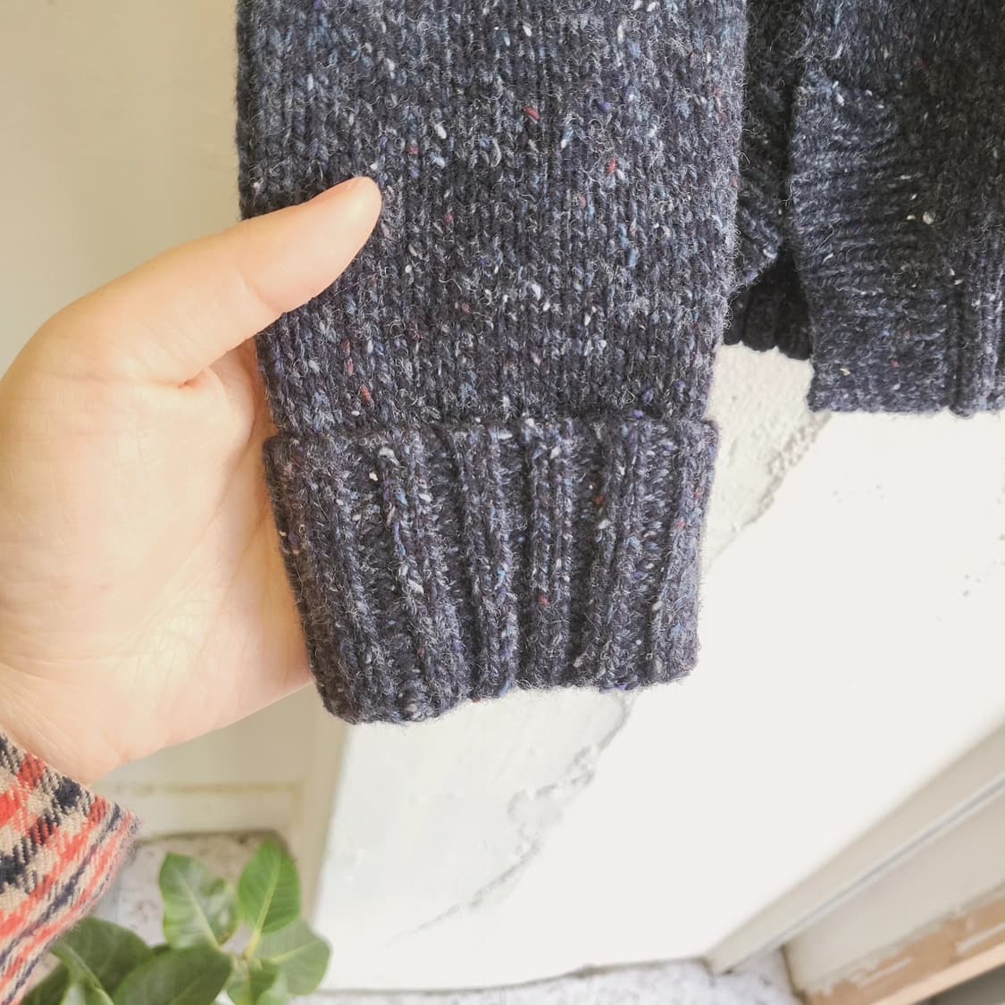 Studio CLIP 네이비 보카시 울니트 상품이미지4