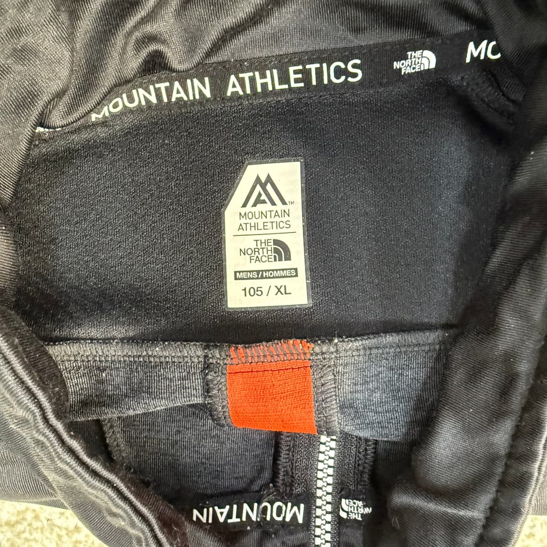 [XL] 노스페이스 블랙 그레이 마운틴 애슬레틱 집업 저지 0114T1 상품이미지3