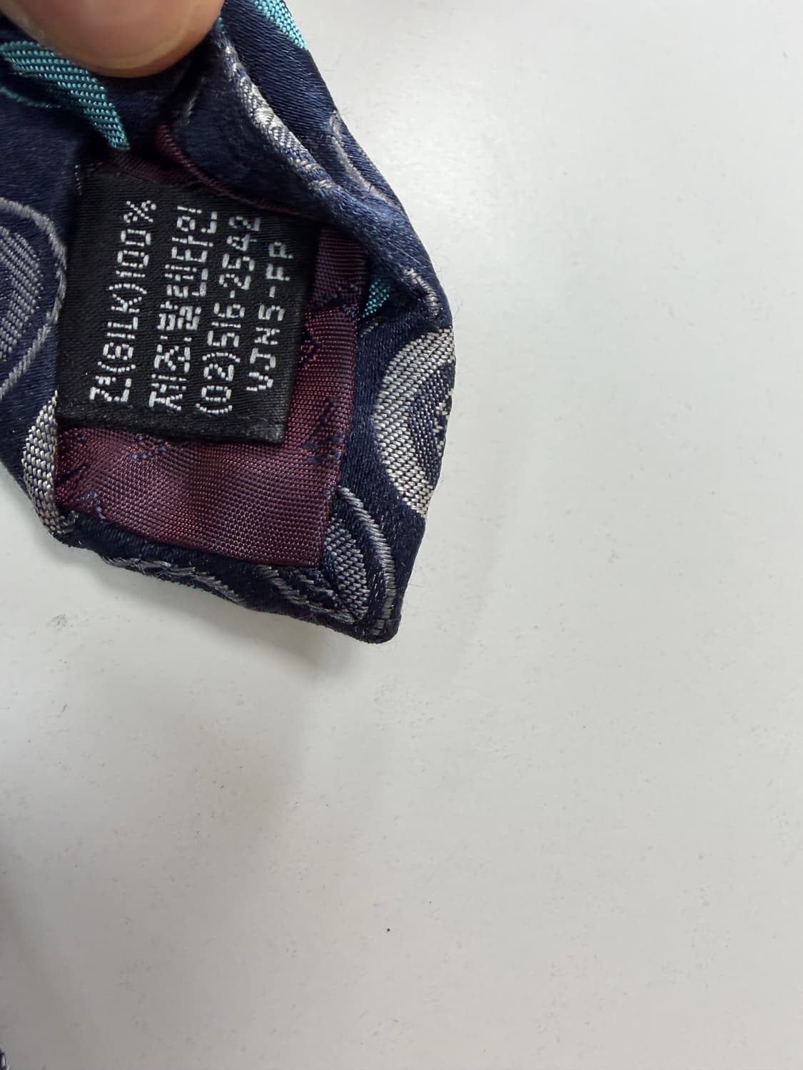 빈티지 실크 넥타이 9.5cm 상품이미지6