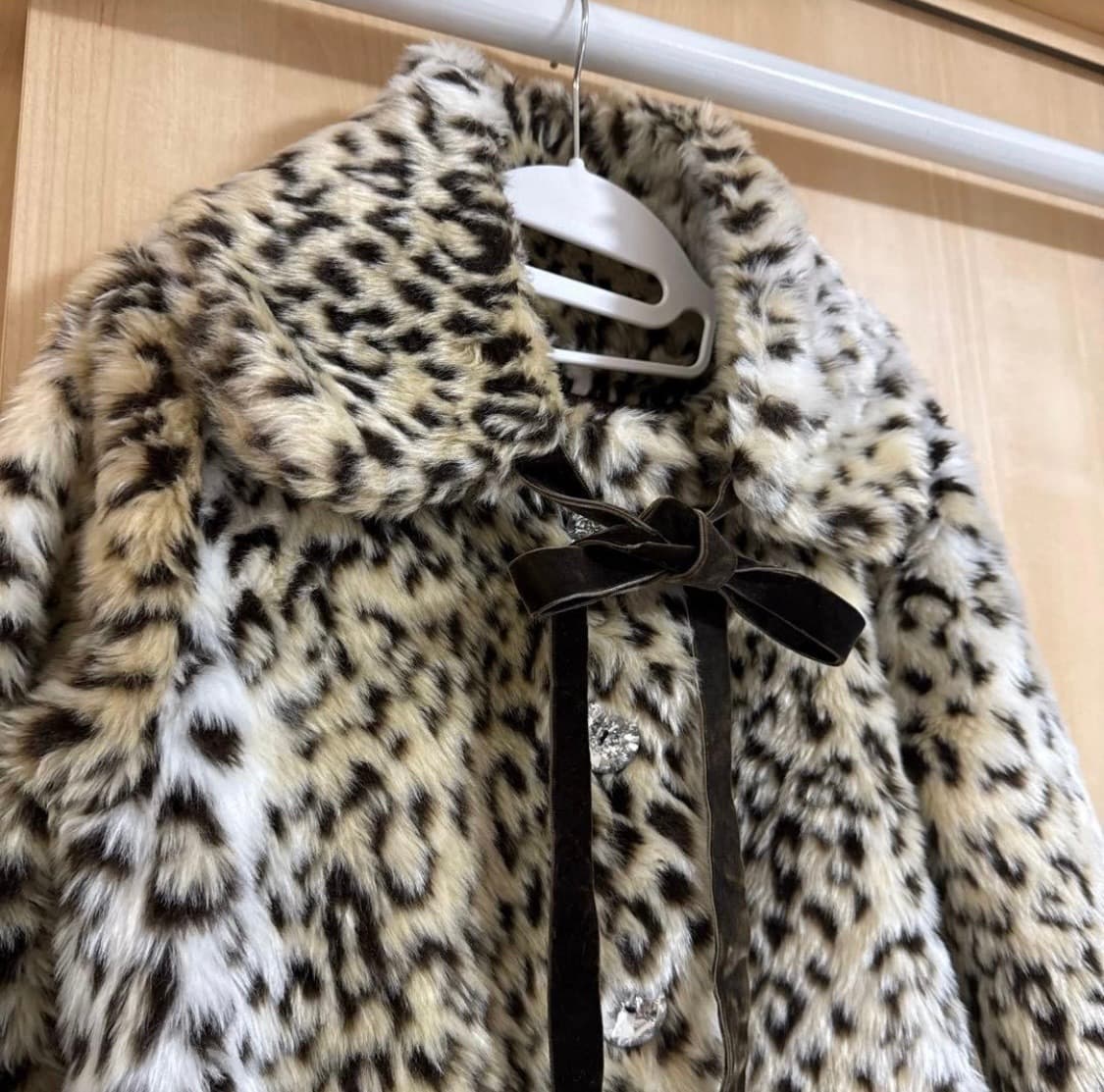 리즈리사 호피 코트 퍼코트 퍼자켓 히메갸루 오네갸루 짜잔씨 나나깔 펑크 상품이미지3