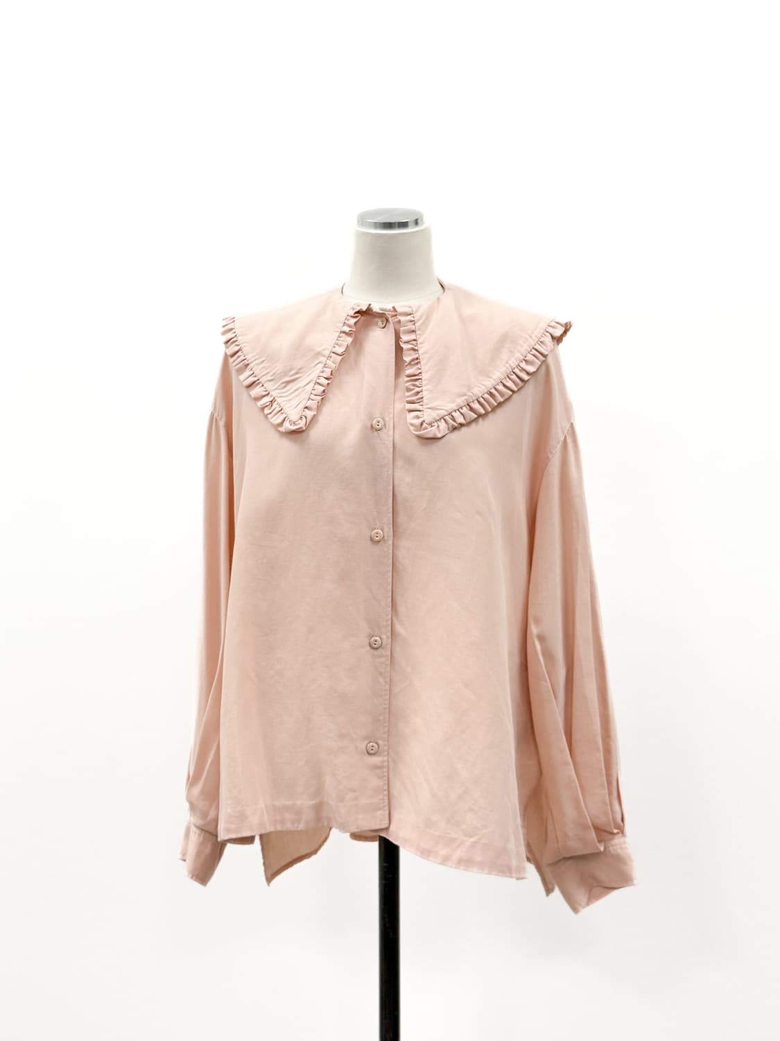 시스템 프릴 빅카라 블라우스 상품이미지4