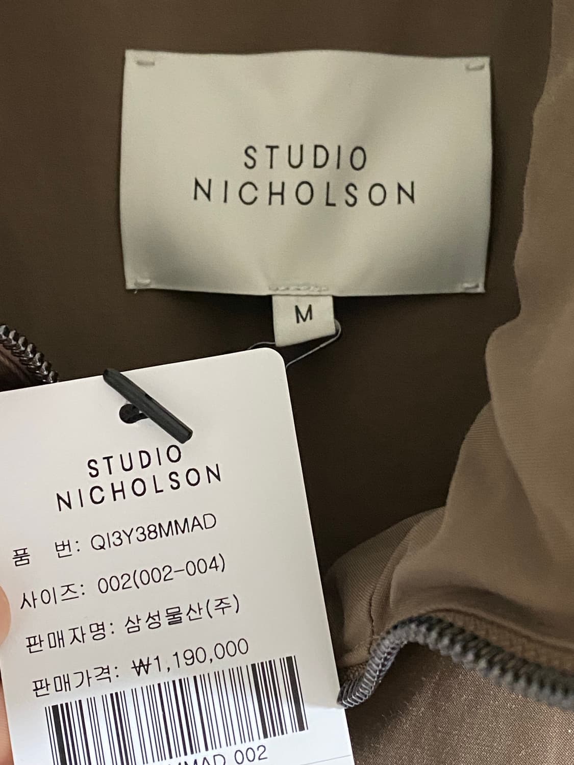 스튜디오 니콜슨 패딩 M사이즈 새상품 상품이미지4