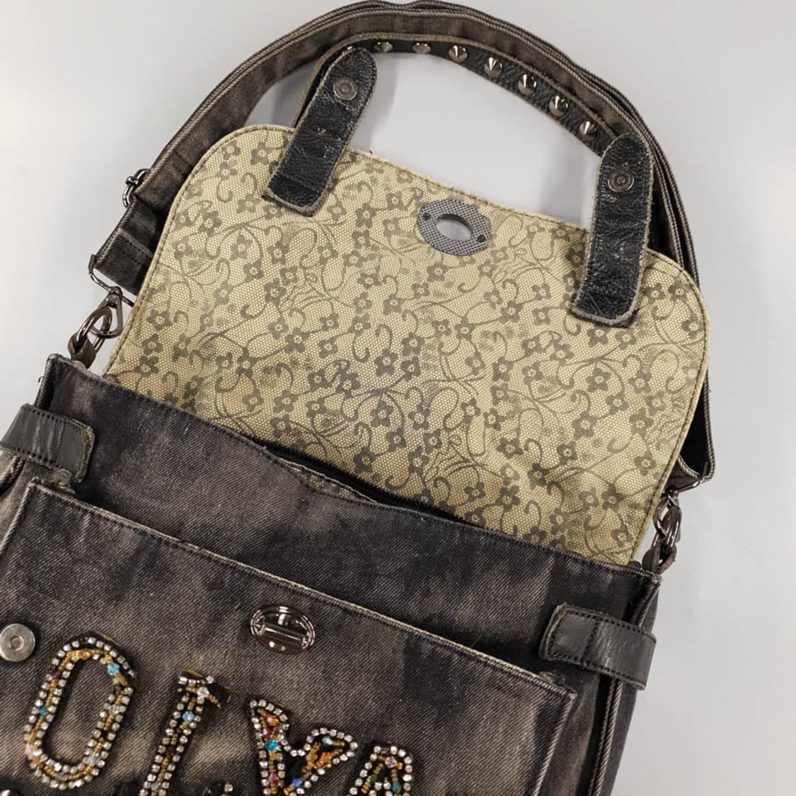 OLYA FASHION 흑청 스터드 Y2K 펑키 락시크 상품이미지4