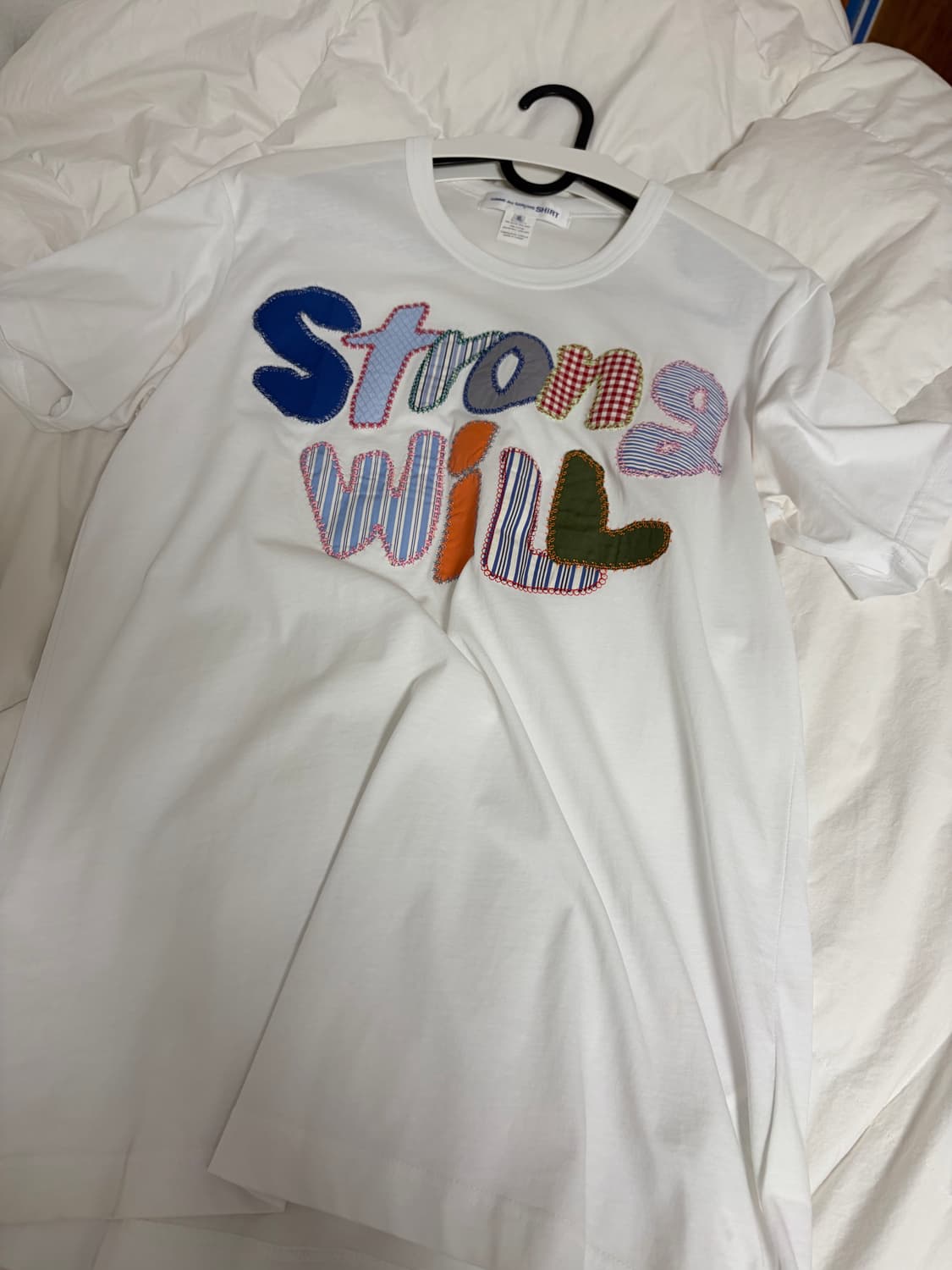 꼼데가르송 셔츠 패치워크 반팔 상품이미지2