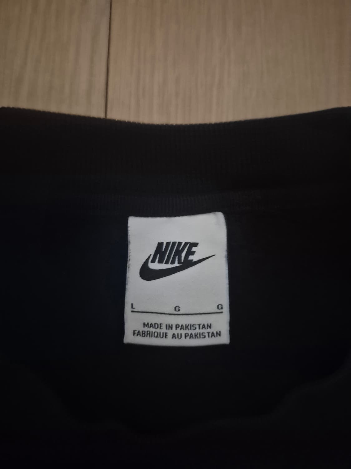 나이키 x 스투시 NRG 워시드 플리스 크루넥 블랙 상품이미지2